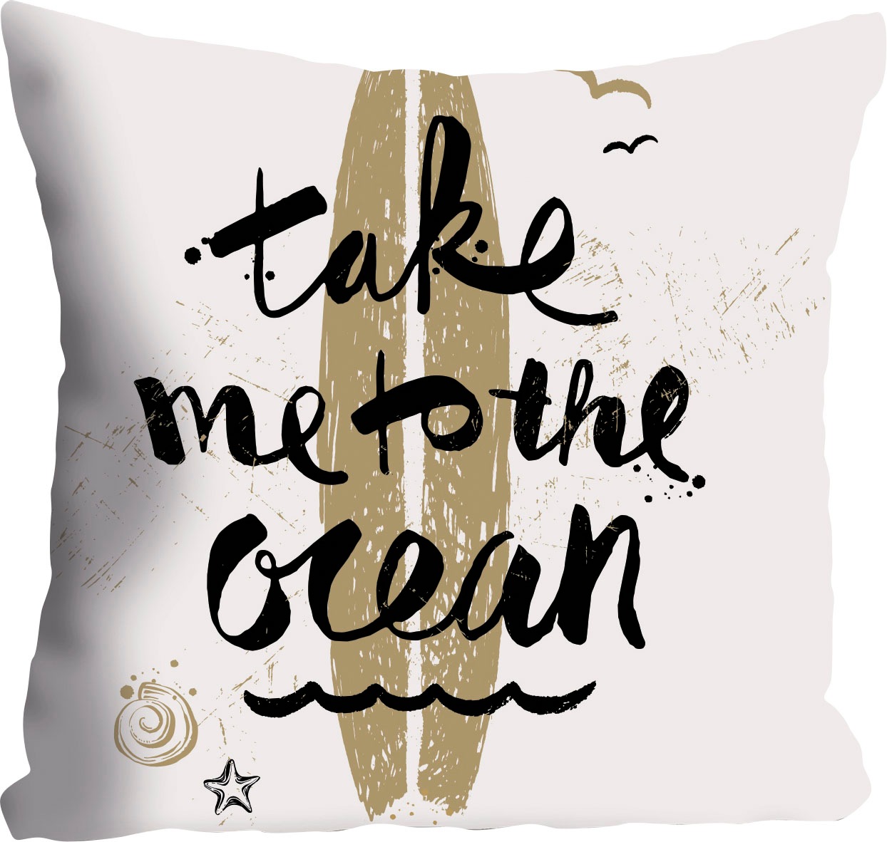queence Dekokissen »Take me to the ocean«, Kissenhülle,Take me to the ocean günstig online kaufen