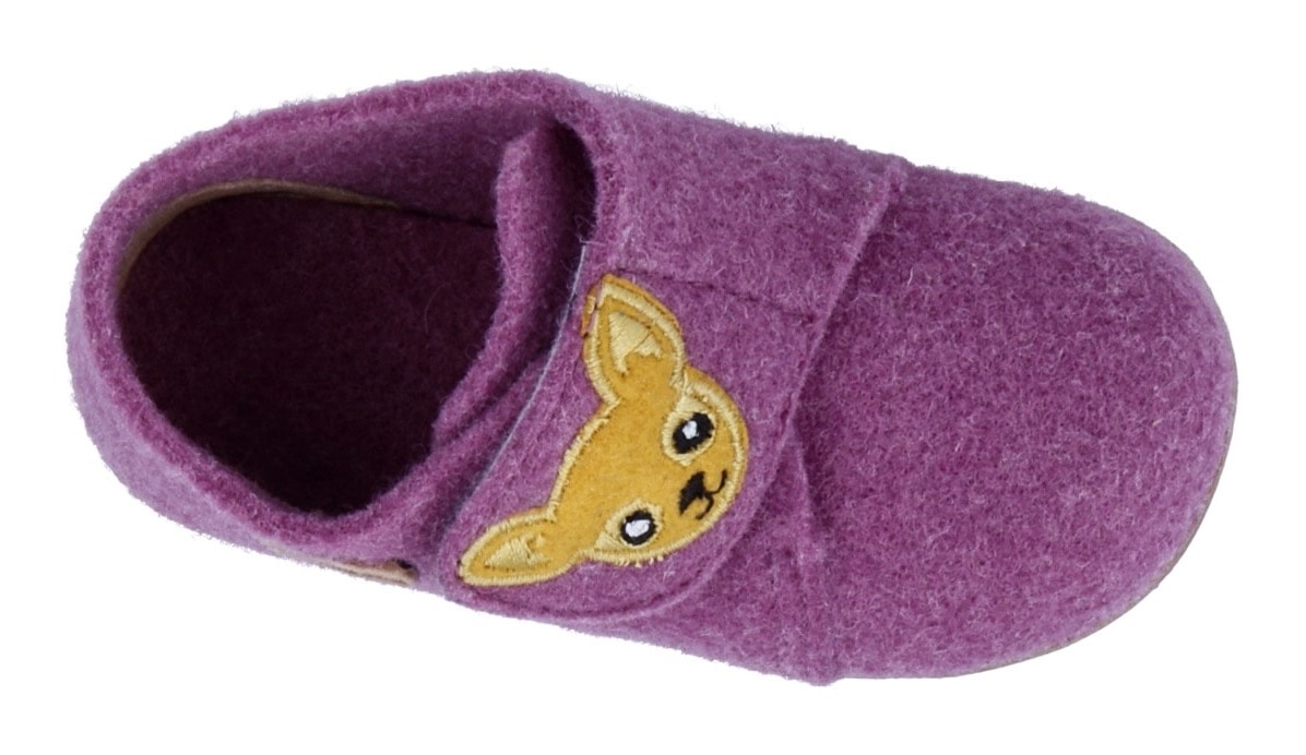 Richter Hausschuh »Filzi WMS: Mittel«  Hüttenschuh, Klettschuh mit WMS, Größenschablone zum Download