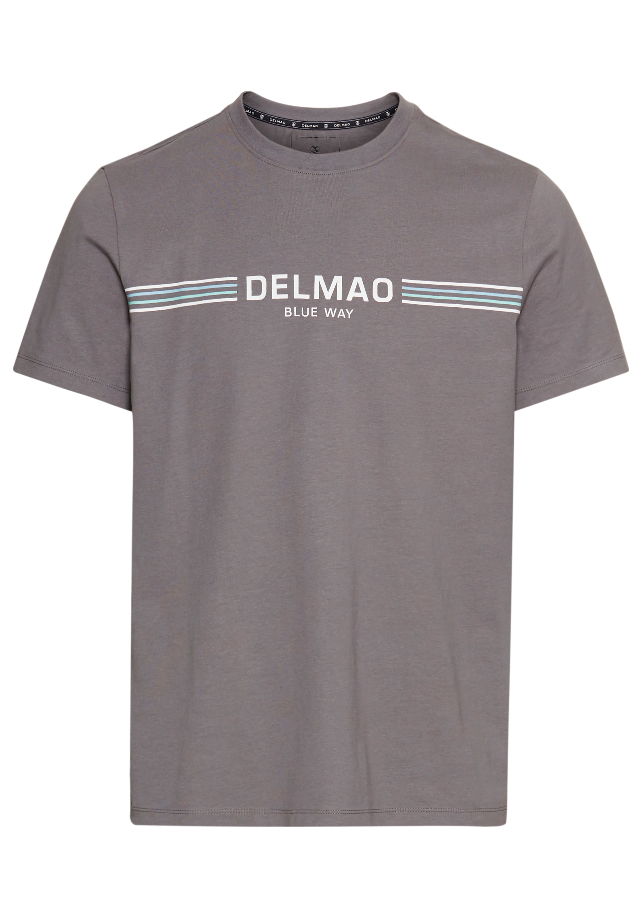 DELMAO T-Shirt, mit sportlich-maritimen Marken-Schriftzug