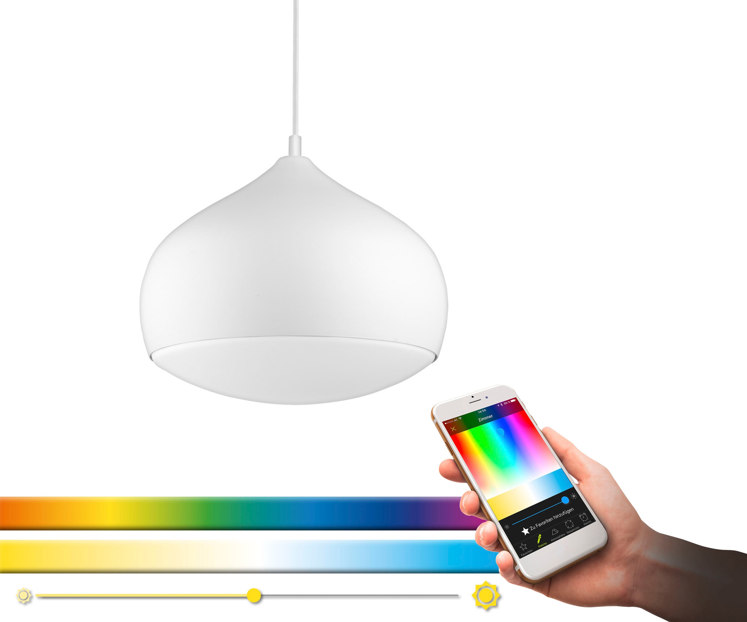 EGLO Pendelleuchte »COMBA-C«, 1 flammig, Leuchtmittel LED-Board   LED fest günstig online kaufen