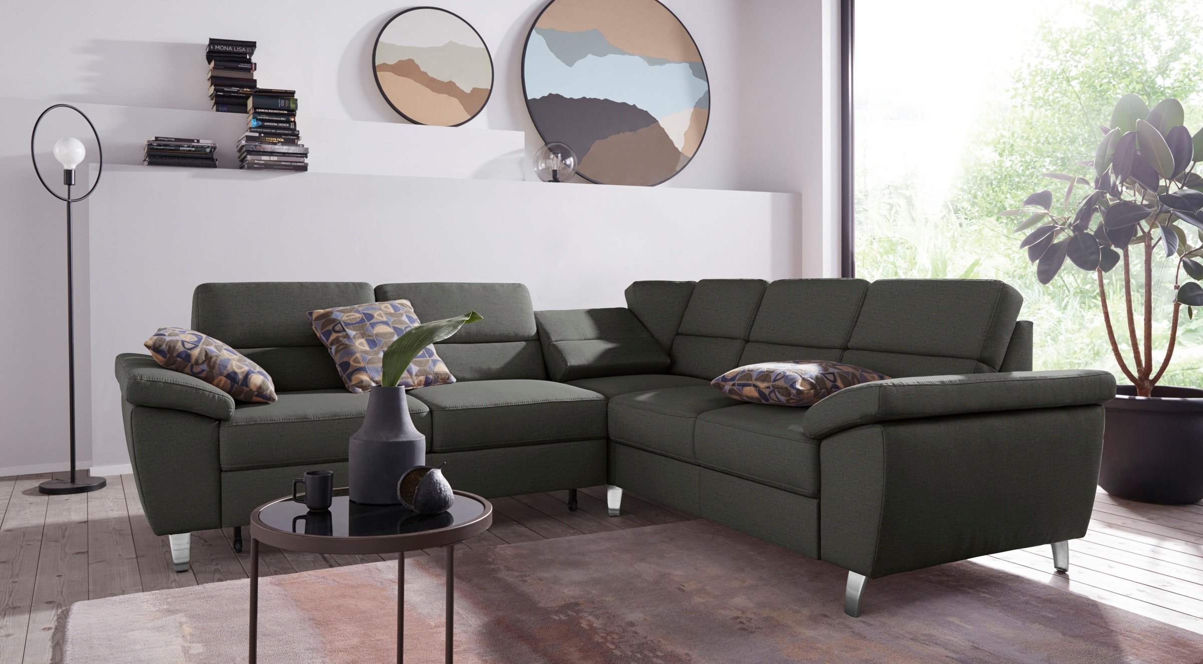 sit&more Ecksofa »Sorano L-Form«, wahlweise mit Bett- und Relaxfunktion, inkl. Bettkasten