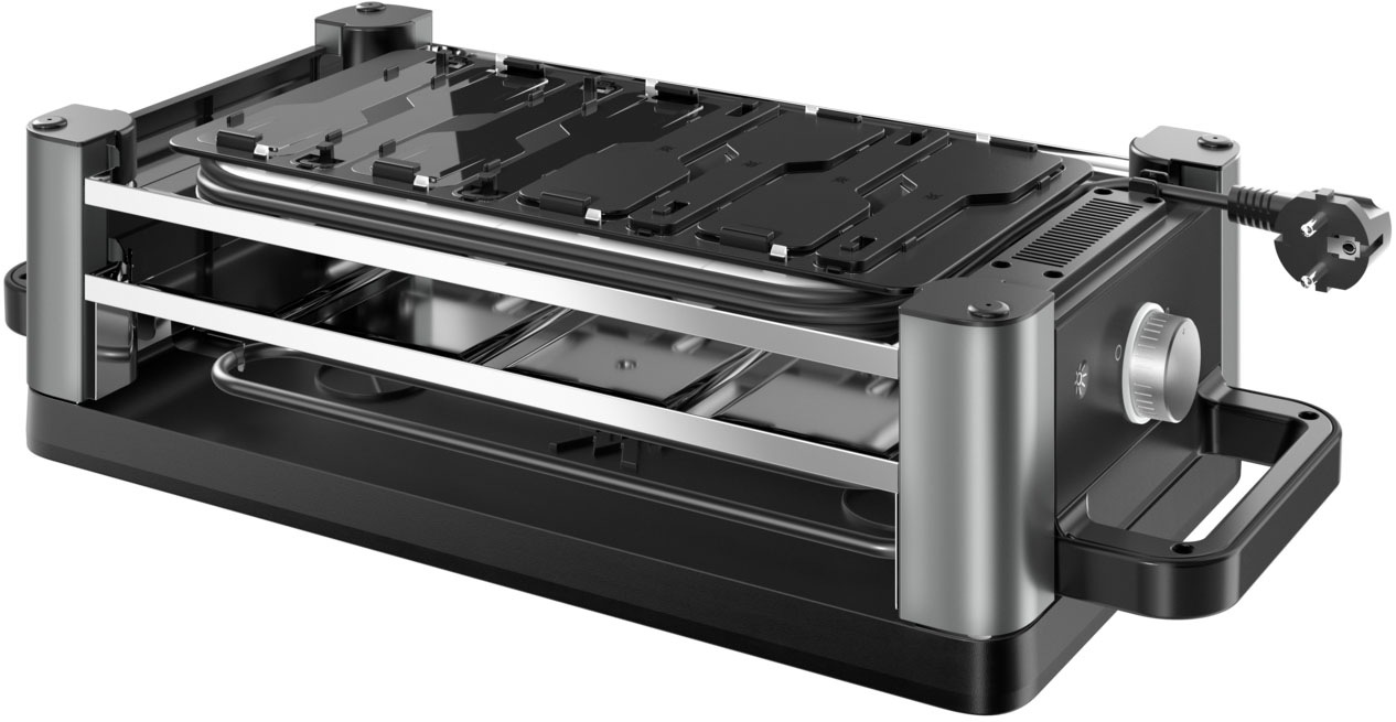 WMF Raclette »Master«, 8 St. Raclettepfännchen, 1500 W, indirekte LED-Beleuchtung, Keramikbeschichtung, 8 Pfännchen, 1500 W