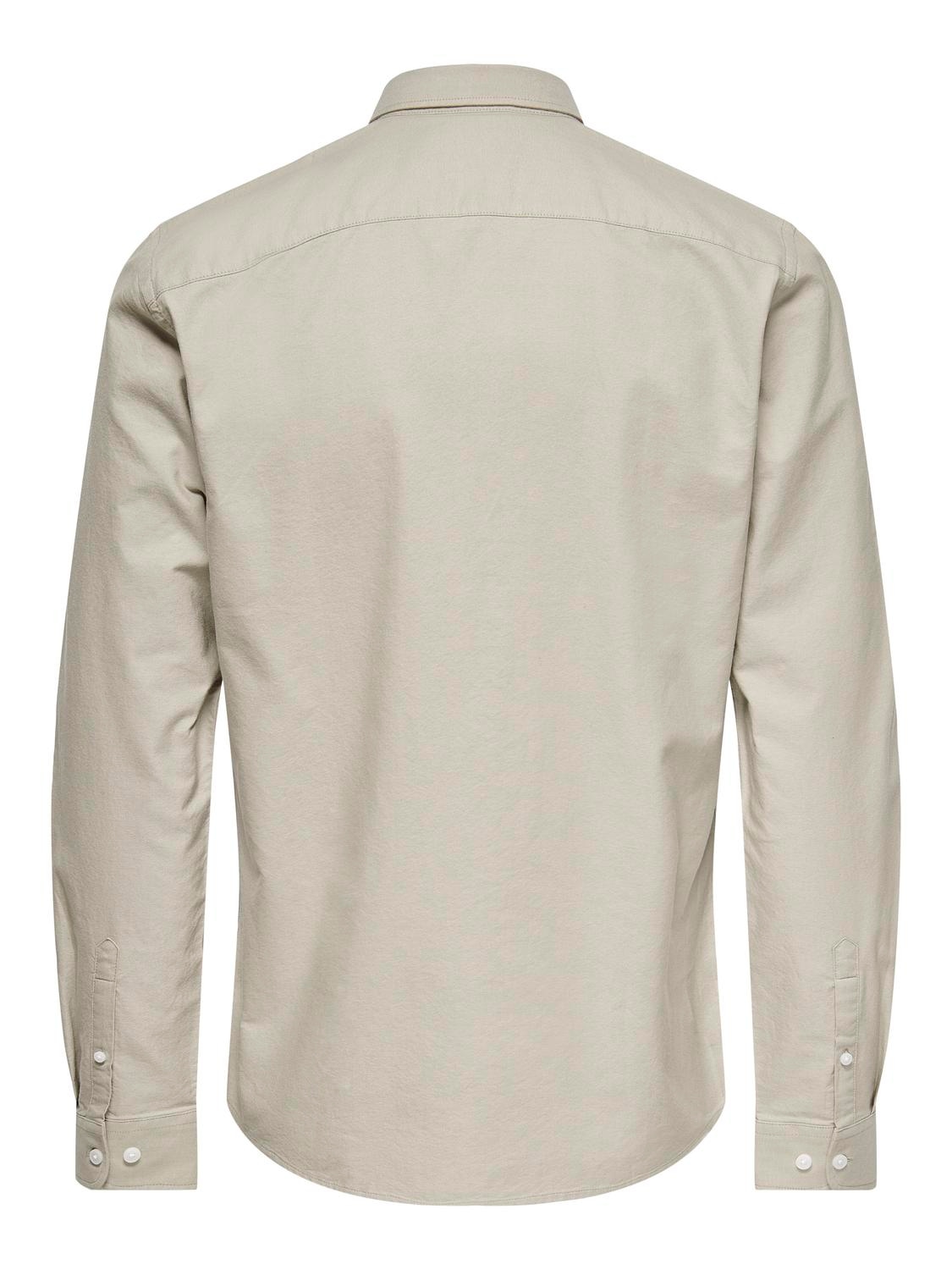 ONLY & SONS Langarmhemd »ONSALVARO SLIM LS OXFORD SHIRT NOOS«