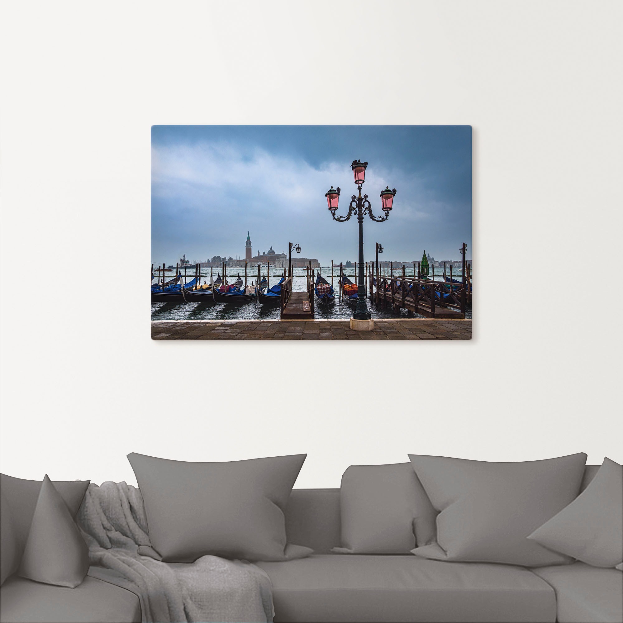 Artland Wandbild »Blick auf die Insel San Giorgio Maggiore«, Venedig, (1 St.), auf Keilrahmen gespannt