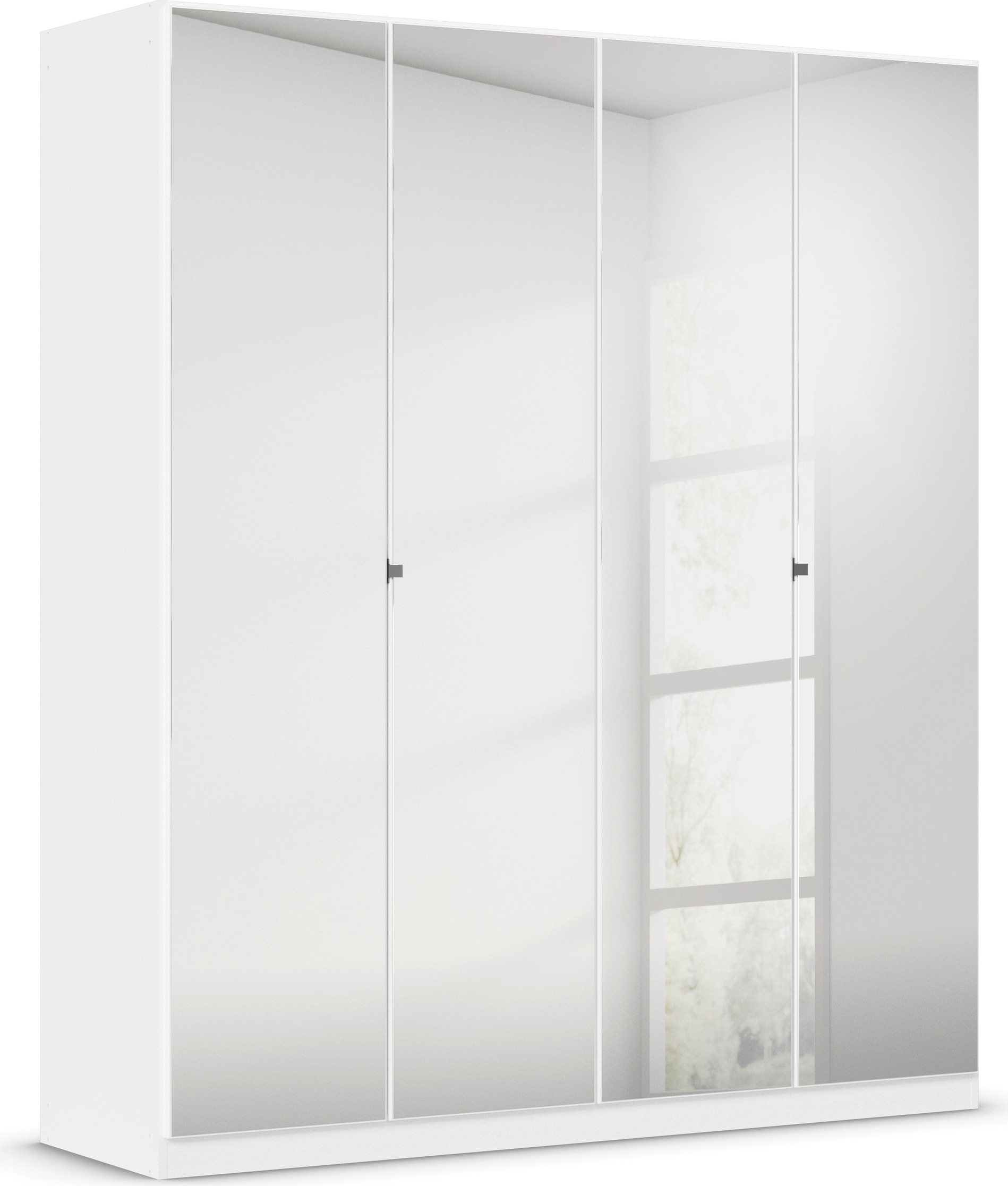 rauch Drehtürenschrank »Reflect«, mit Spiegelfront, inkl. praktischer Inneneinteilung