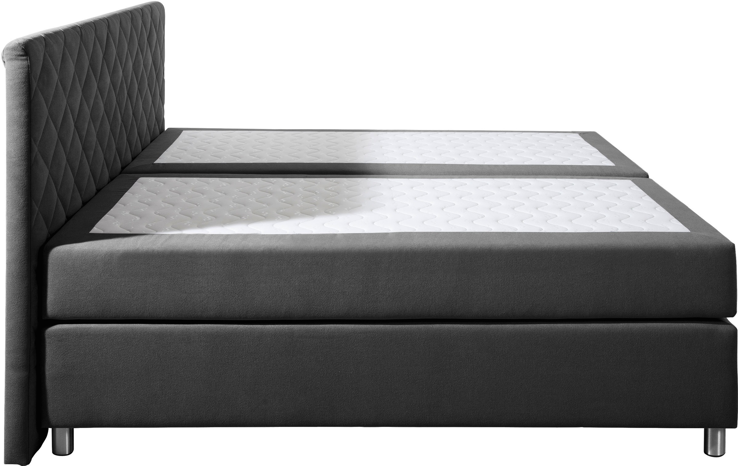 Leonique Boxspringbett »Bernard, in verschiedenen Breiten«, inkl. Topper, Matratze in H2, H3 oder H4 erhältlich
