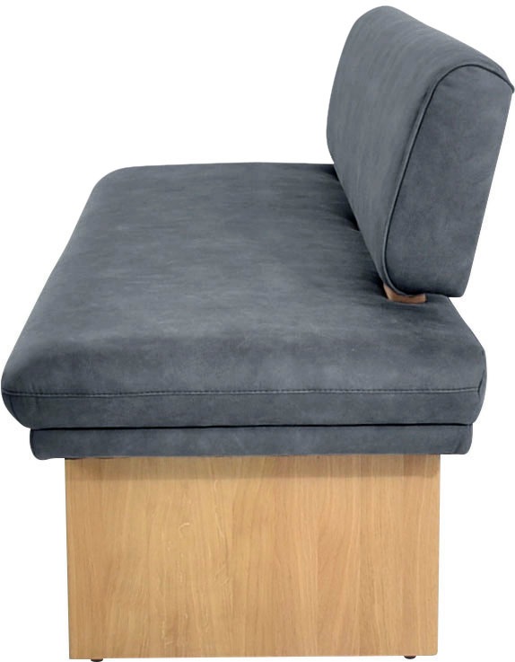 K+W Komfort & Wohnen Polsterbank »Longbeach«, (1 St.), Spitzkissenoptik im Sitz, wahlweise in der Breite 204cm oder 224cm