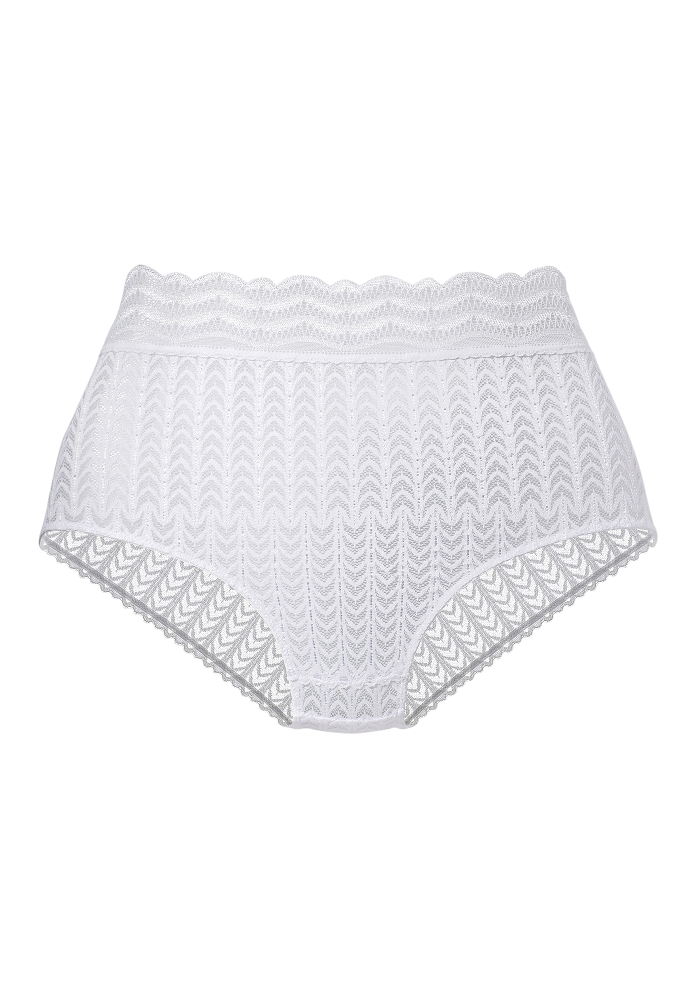 s.Oliver High-Waist-Slip, aus graphischer Spitze in transparenter Optik