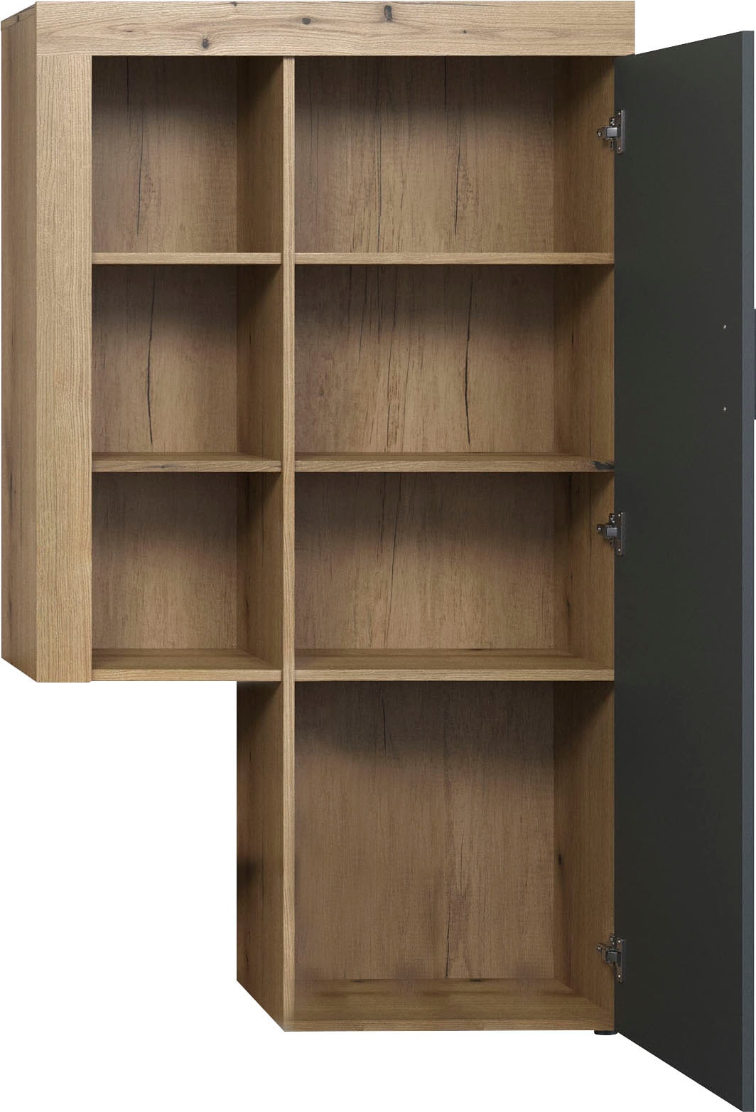 Home affaire Stauraumvitrine »Ghent« Packung, 1 Stk. tlg. Mit Hirnholzapplikationen