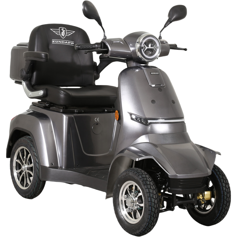 ZÜNDAPP Elektromobil »Volt 1000W 20 km/h inkl. Topcase dunkelgrau« 1.000 W 20 km/h Topcase dunkelgrau StVZO-Zulassung, emissionsfrei