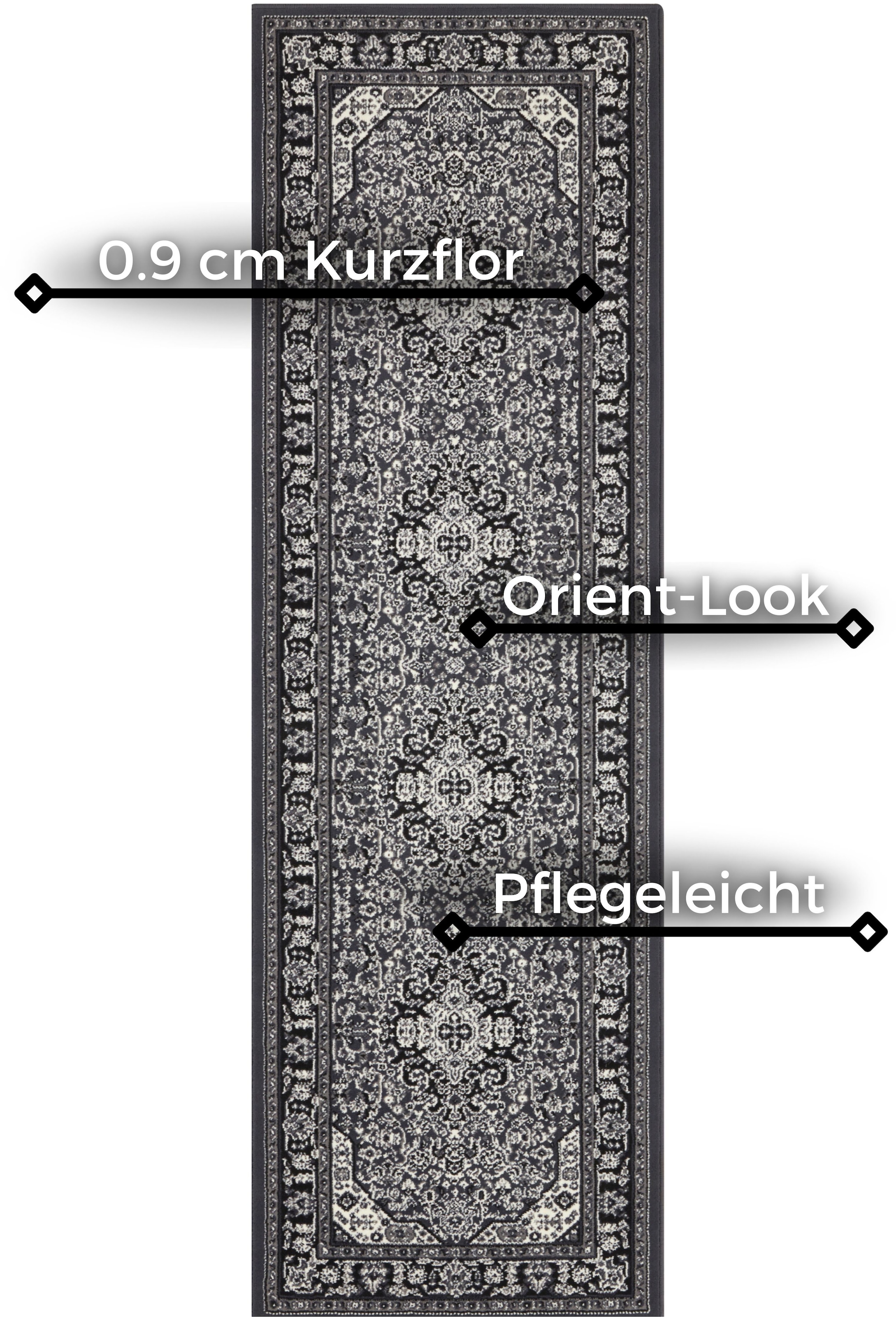 NOURISTAN Teppich »Skazar Isfahan«, rechteckig, 9 mm Höhe, Kurzflor, Orient günstig online kaufen