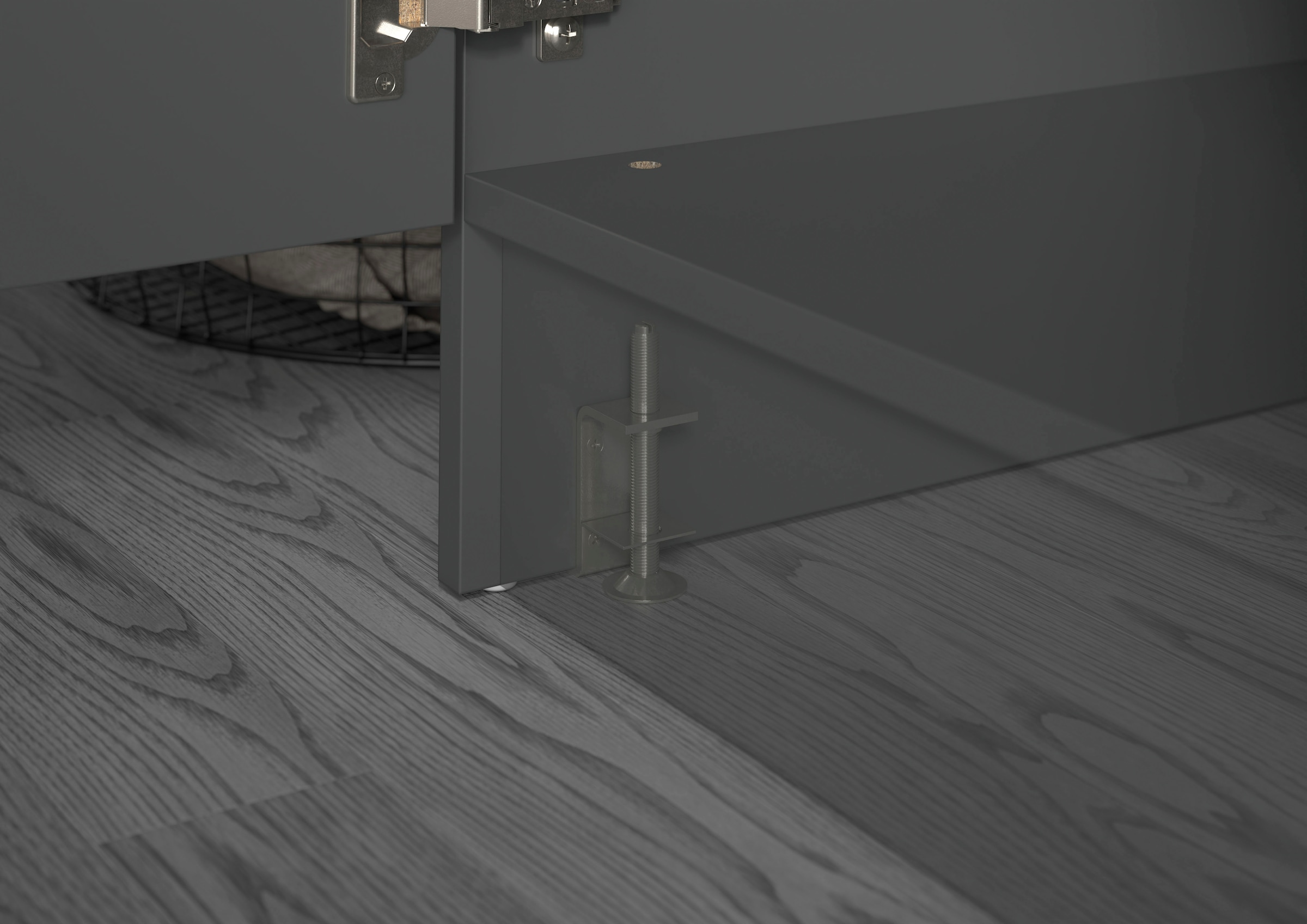 welltime Badmöbel-Set »FALAS, TOPSELLER!, 2-teilig, Hauswirtschaftsraum Set, Breite 126 cm« Set, bestehend aus: 1x Waschmaschinenumbauschrank & 1x Wäscheschrank, 2 Stk. tlg.