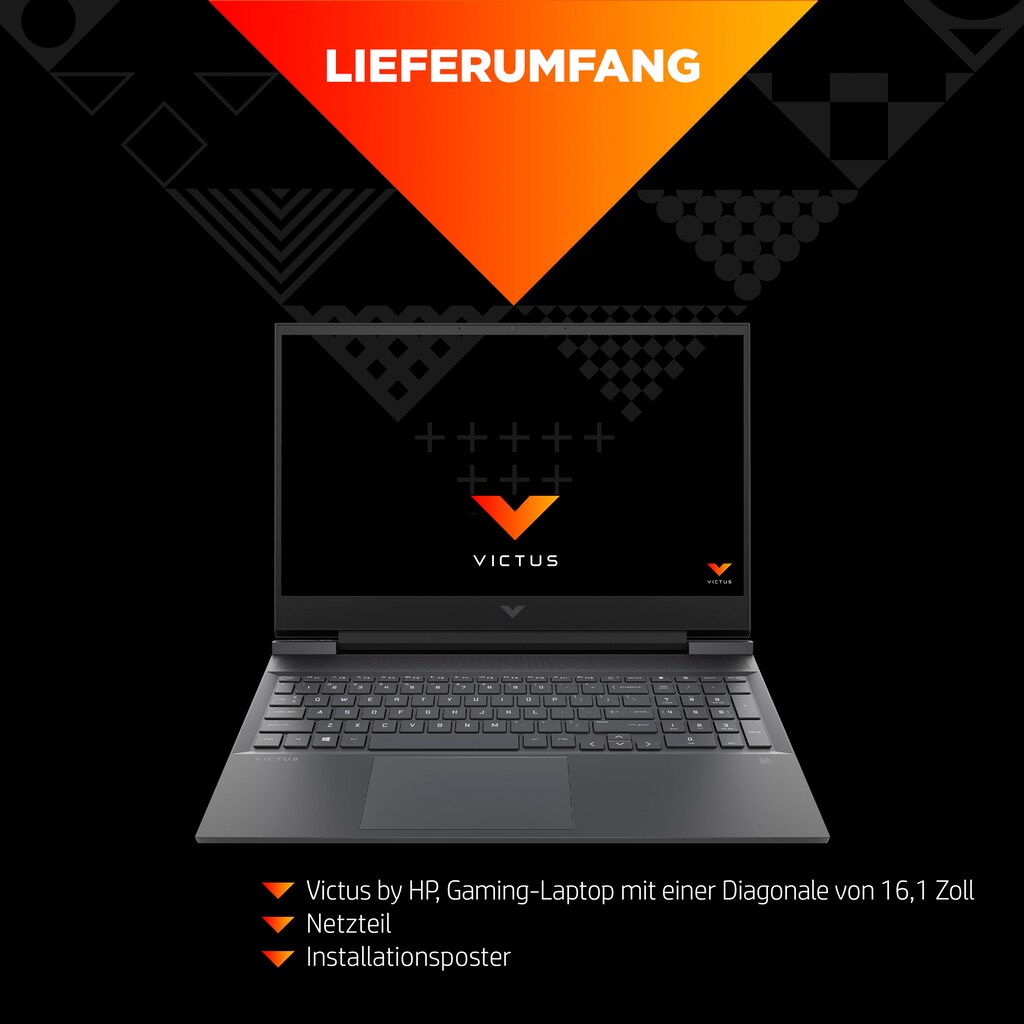 PLAYBOY Gaming-Notebook »Victus 16-16-d0146ng«, 40,9 cm, / 16,1 Zoll, Intel, Core i5, GeForce RTX 3050, 512 GB SSD