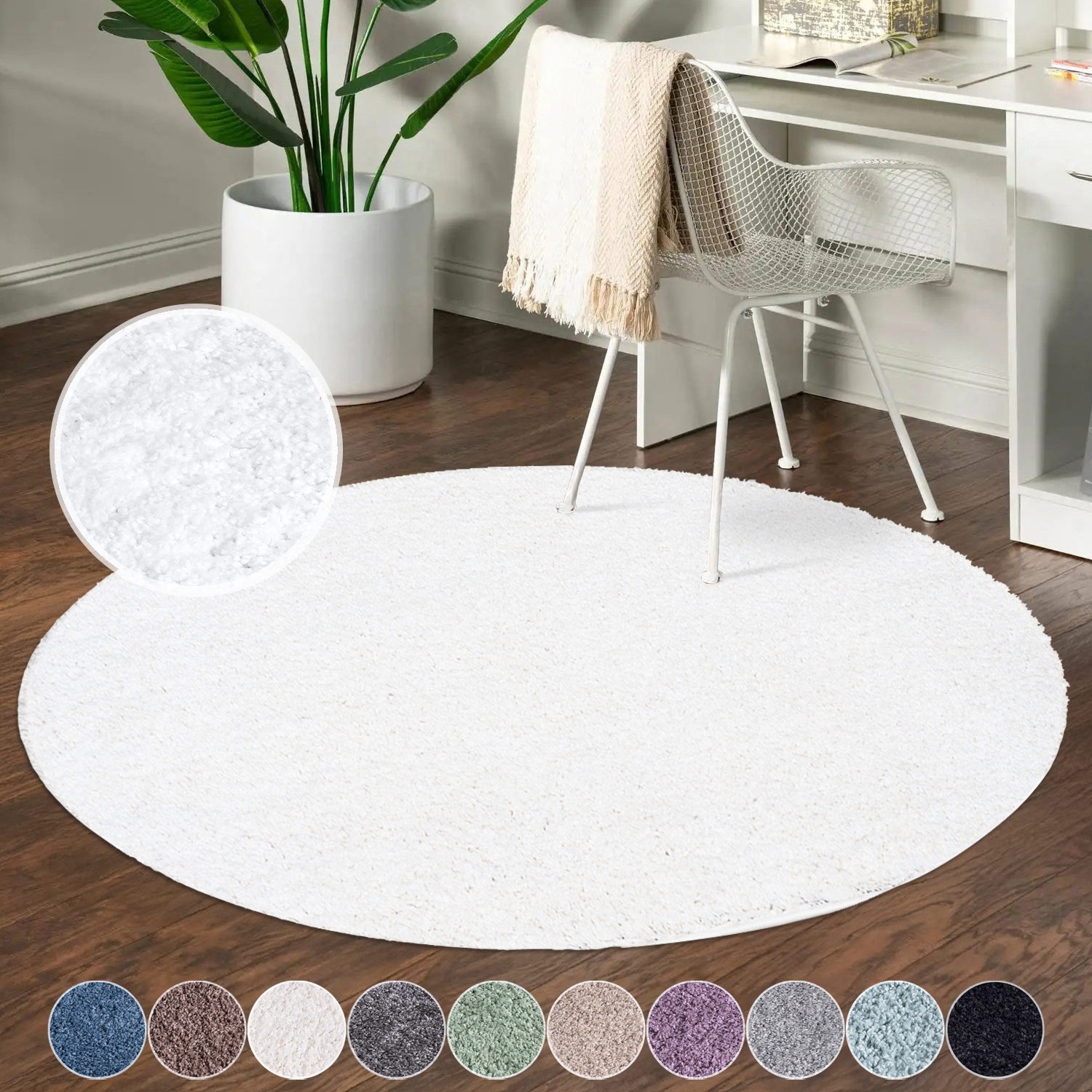 Carpet City Hochflor-Teppich »City Shaggy«, rund, 30 mm Höhe, Teppich Langf günstig online kaufen