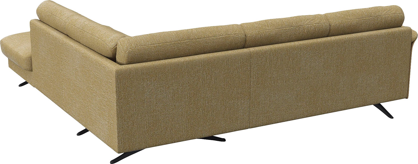 FLEXLUX Ecksofa »Glow, super bequem durch hochwertigem Sitzaufbau mit Federkern, L-Form«, Modernes skandinavisches Design