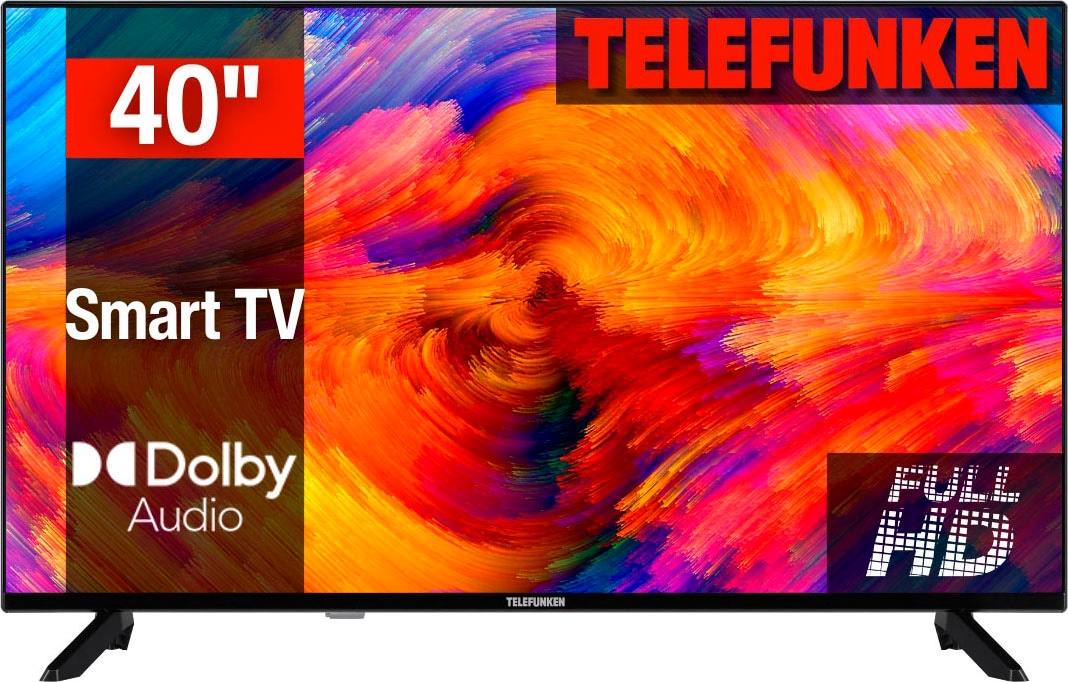 Telefunken LED-Fernseher »D40F750M1CWI«, Full HD, Smart-TV