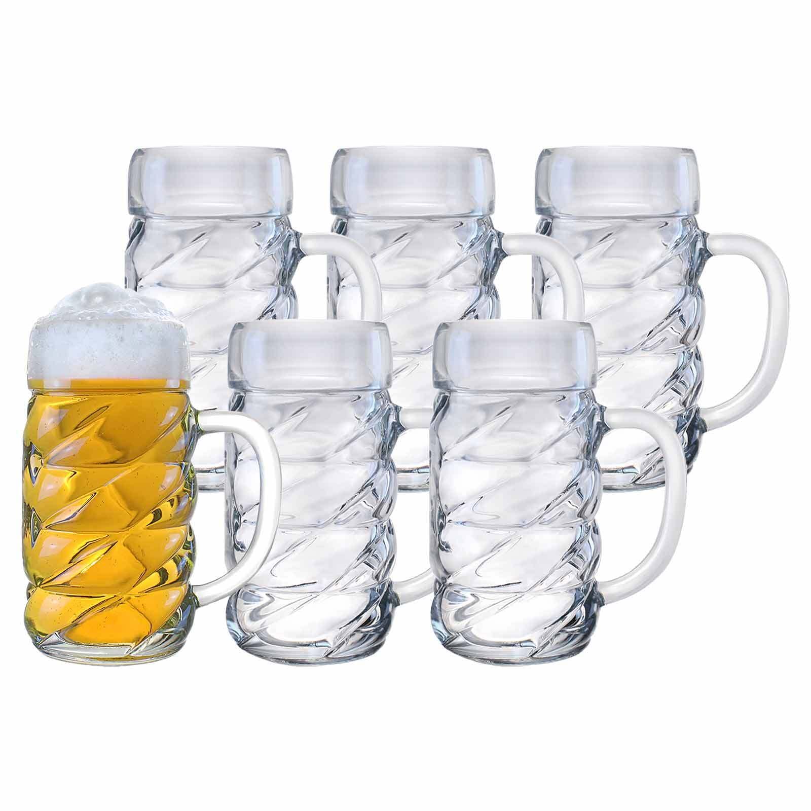 Stölzle Bierkrug »Bierkrüge Diamond 0,3 Liter 6er Set transparent« günstig online kaufen