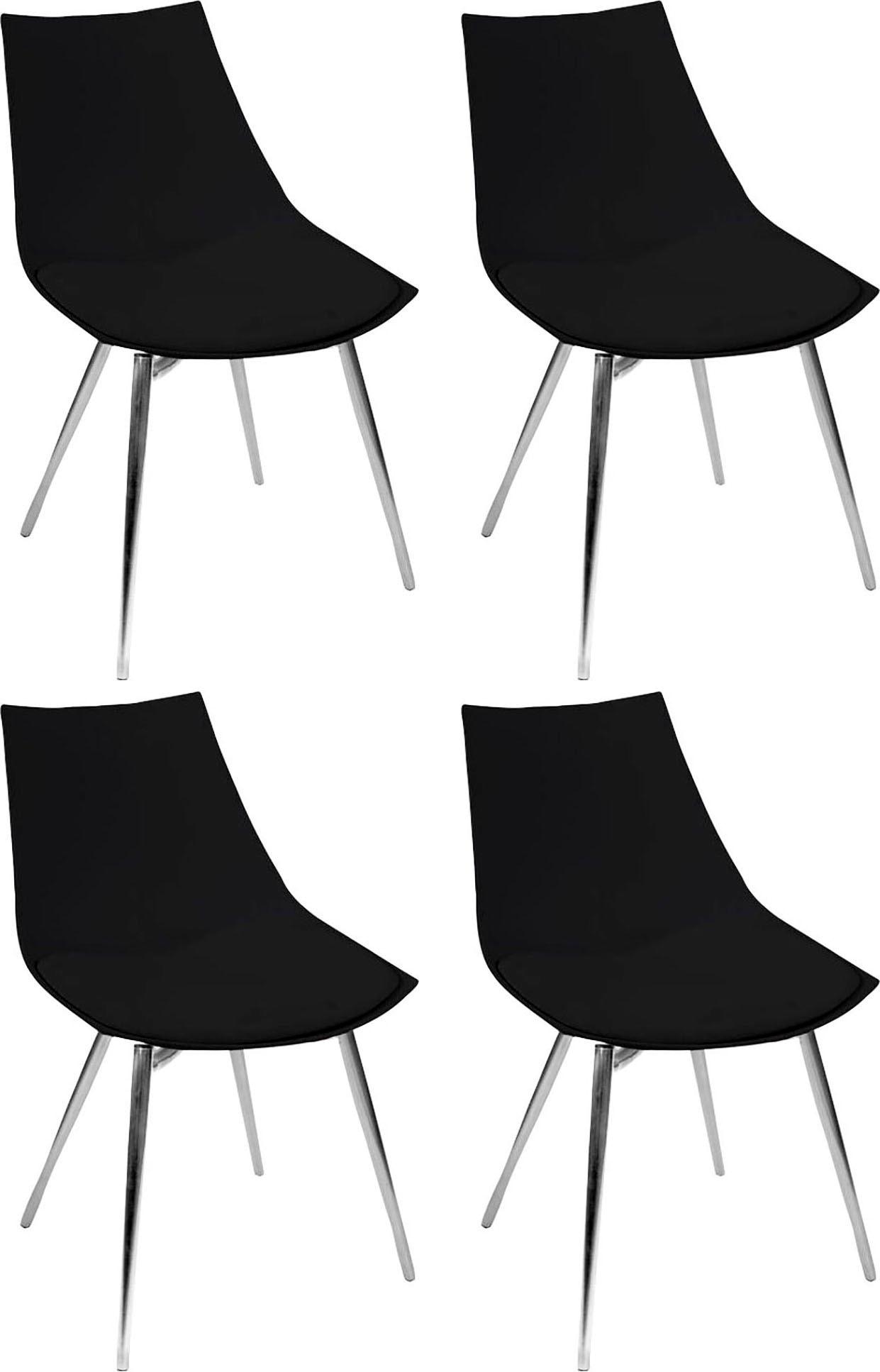Kayoom Stuhl »Dakota 110 4er-Set, Kunstleder-Bezug, Sitzfläche aus Schaumst günstig online kaufen