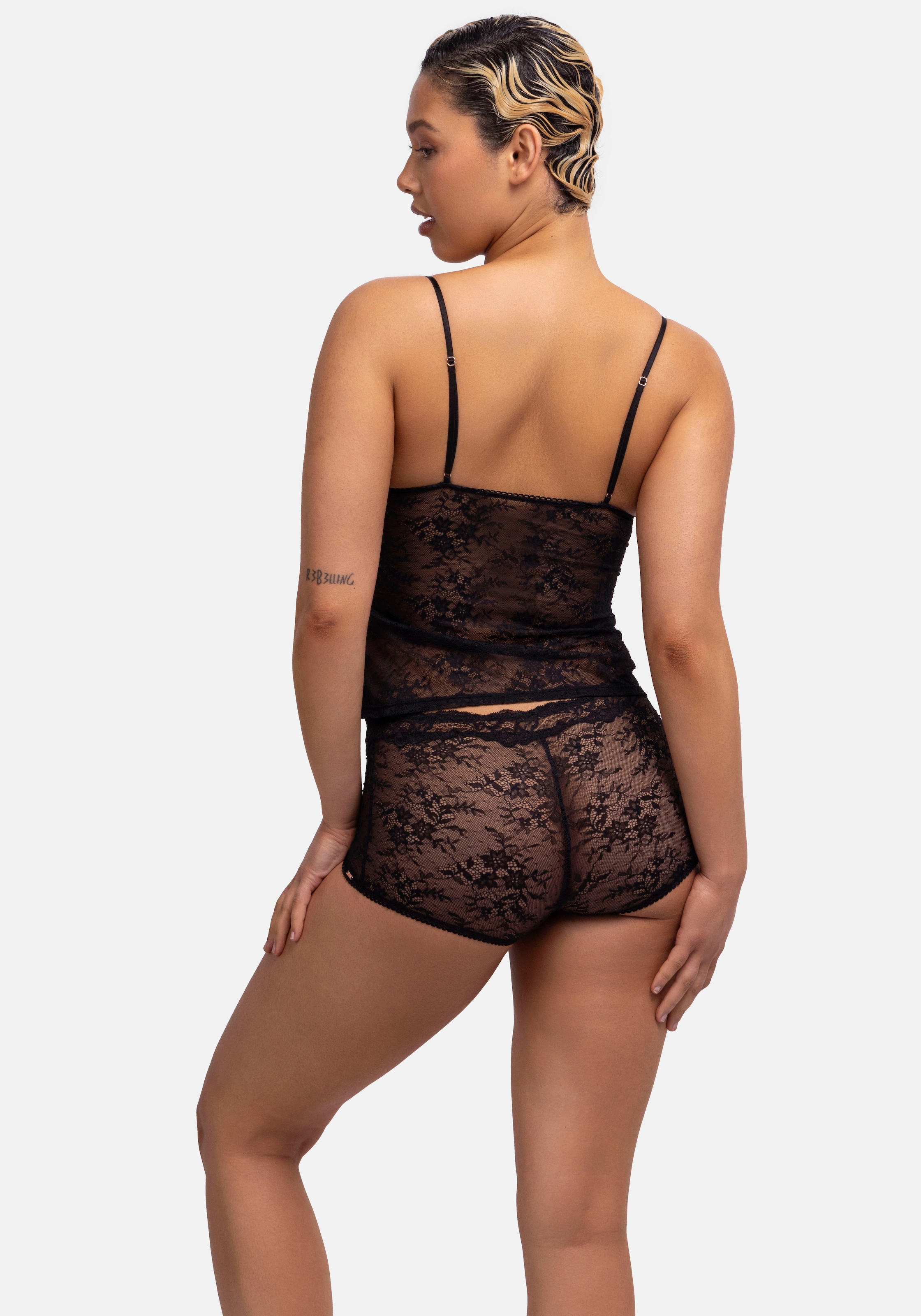 Dorina Panty »ORIGINS« Durchgehende elastische Spitze mit Spitzenbesatz