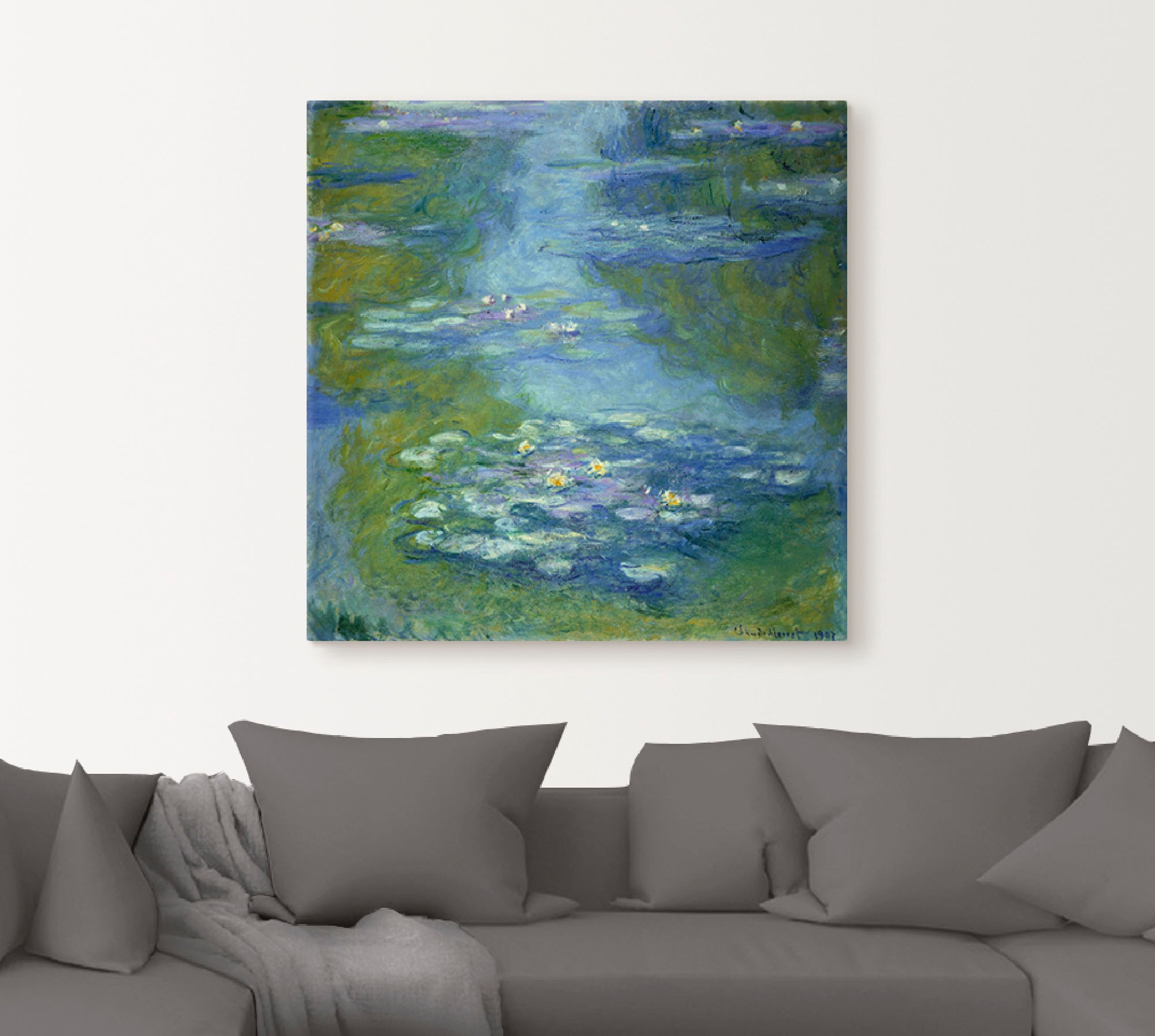 Artland Wandbild »Seerosen. 1907« 1 Stk. tlg. als Leinwandbild, Poster in v günstig online kaufen