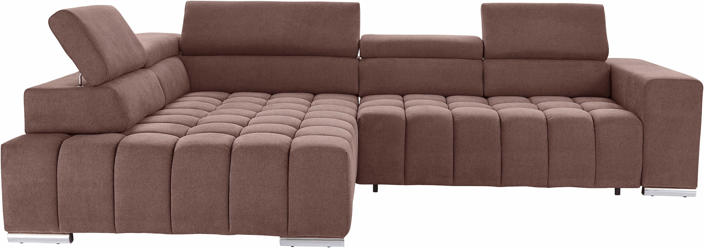 exxpo - sofa fashion Ecksofa "Elias, aktuelle Kreuzsteppung im Sitz, bequem günstig online kaufen