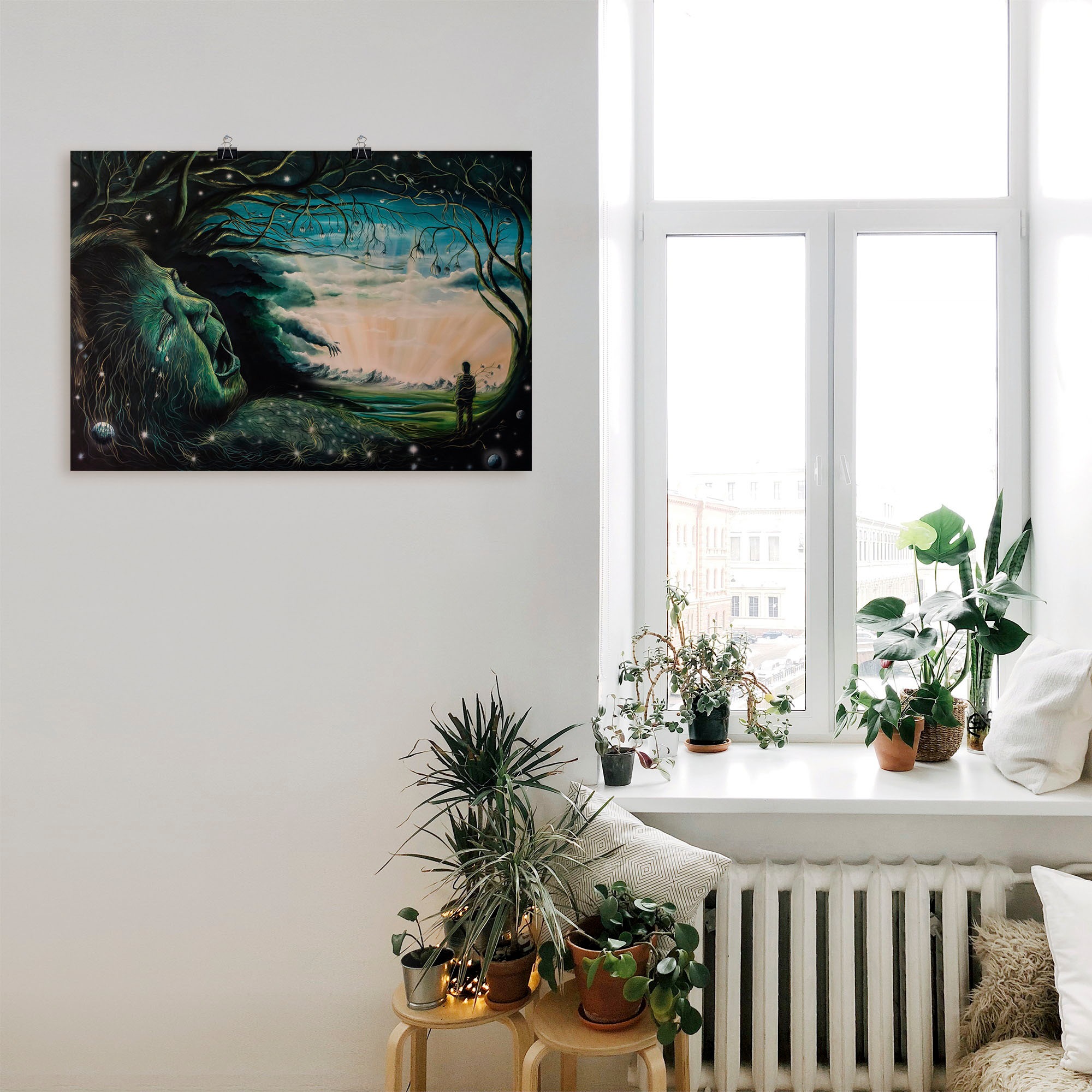 Artland Wandbild »Ohne Worte«, Dark Fantasy, (1 St.), als Alubild, Leinwandbild, Wandaufkleber oder Poster in versch. Größen