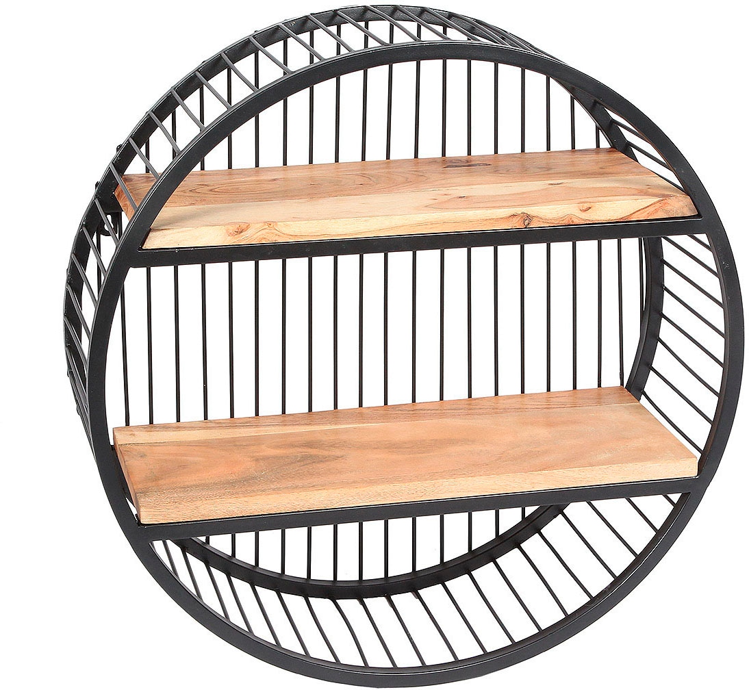 Ambiente Haus Wandregal »Urban rundes Wandregal - (H) 60cm« 1 Stk. tlg. günstig online kaufen