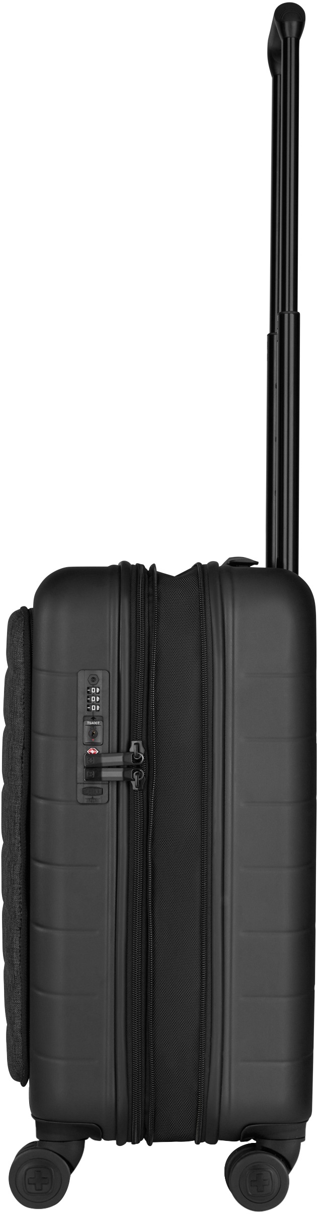 Trolley Bagaglio A Mano WENGER Syntry 36L - USB, Antifurto, Per Laptop 14”, Nero/Grigio, Viaggi Business - Foto 8