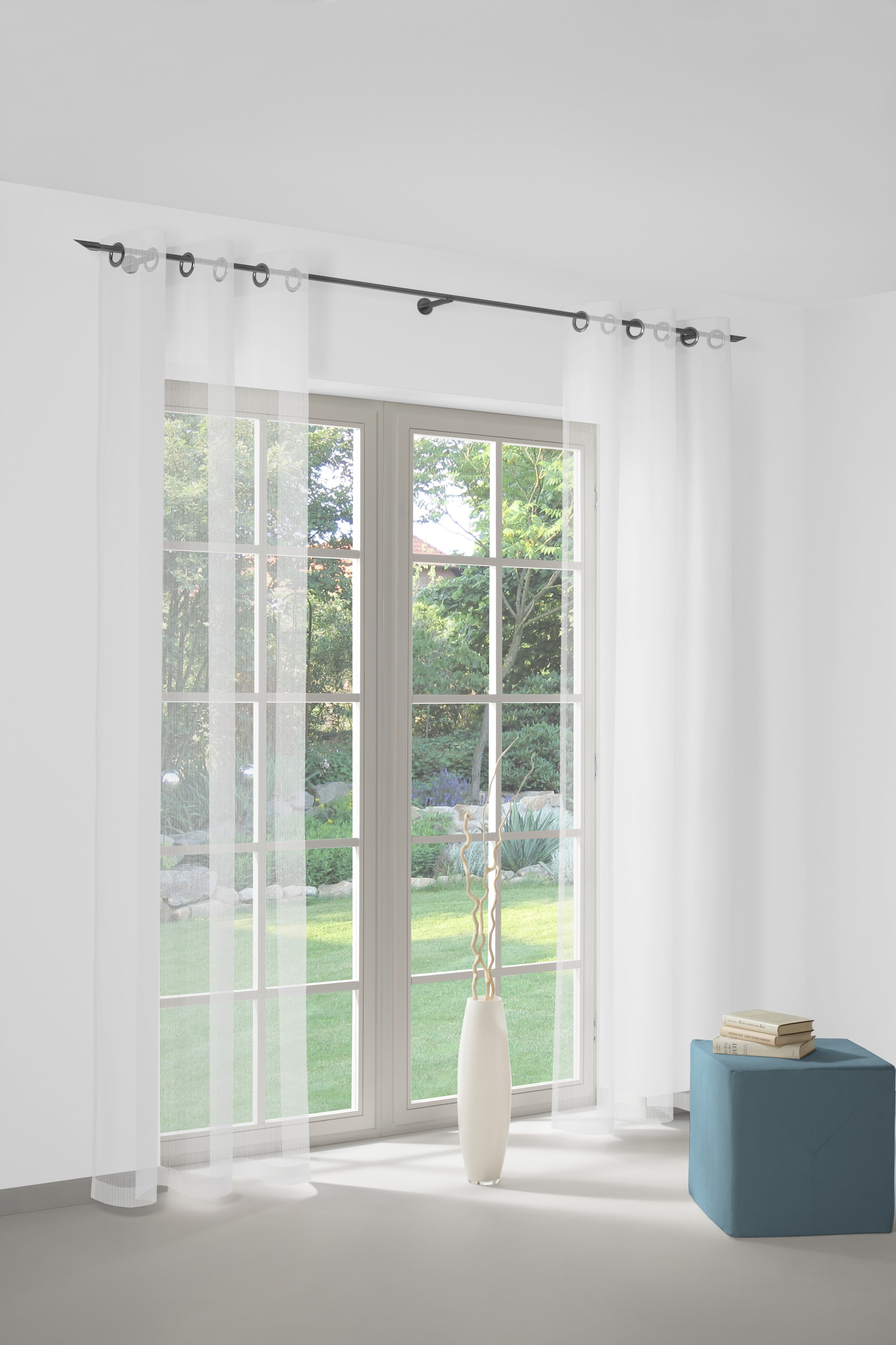 Wirth Gardine »Heike« Ösen 1 Stk. tlg. günstig online kaufen