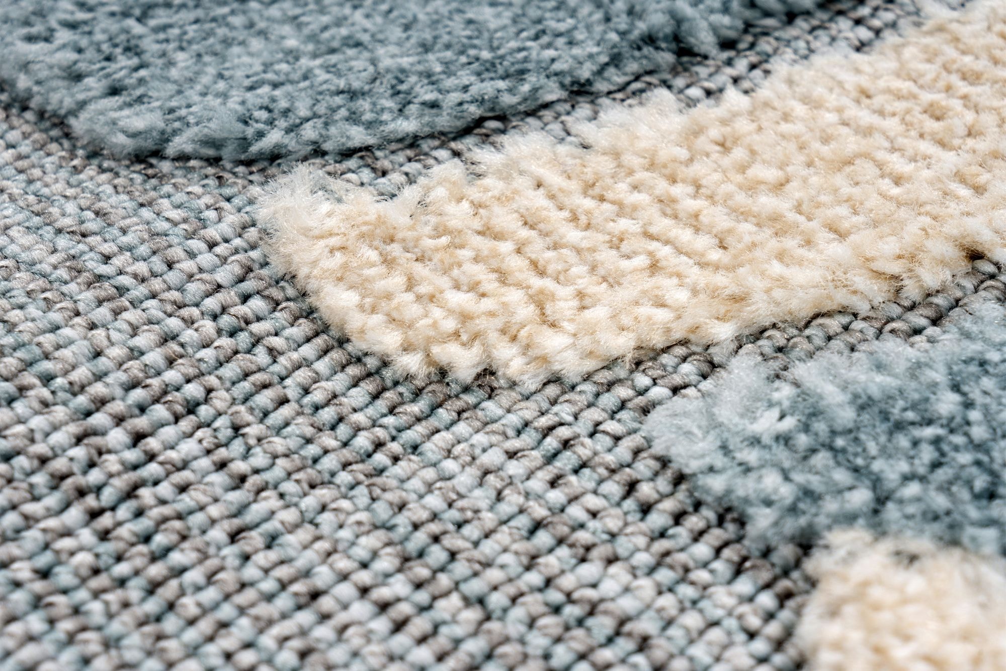 Kayoom Kinderteppich »Modena 416« rechteckig 11 mm Höhe auch in rund, Kurzflor, Hoch Tief, mit Fransen