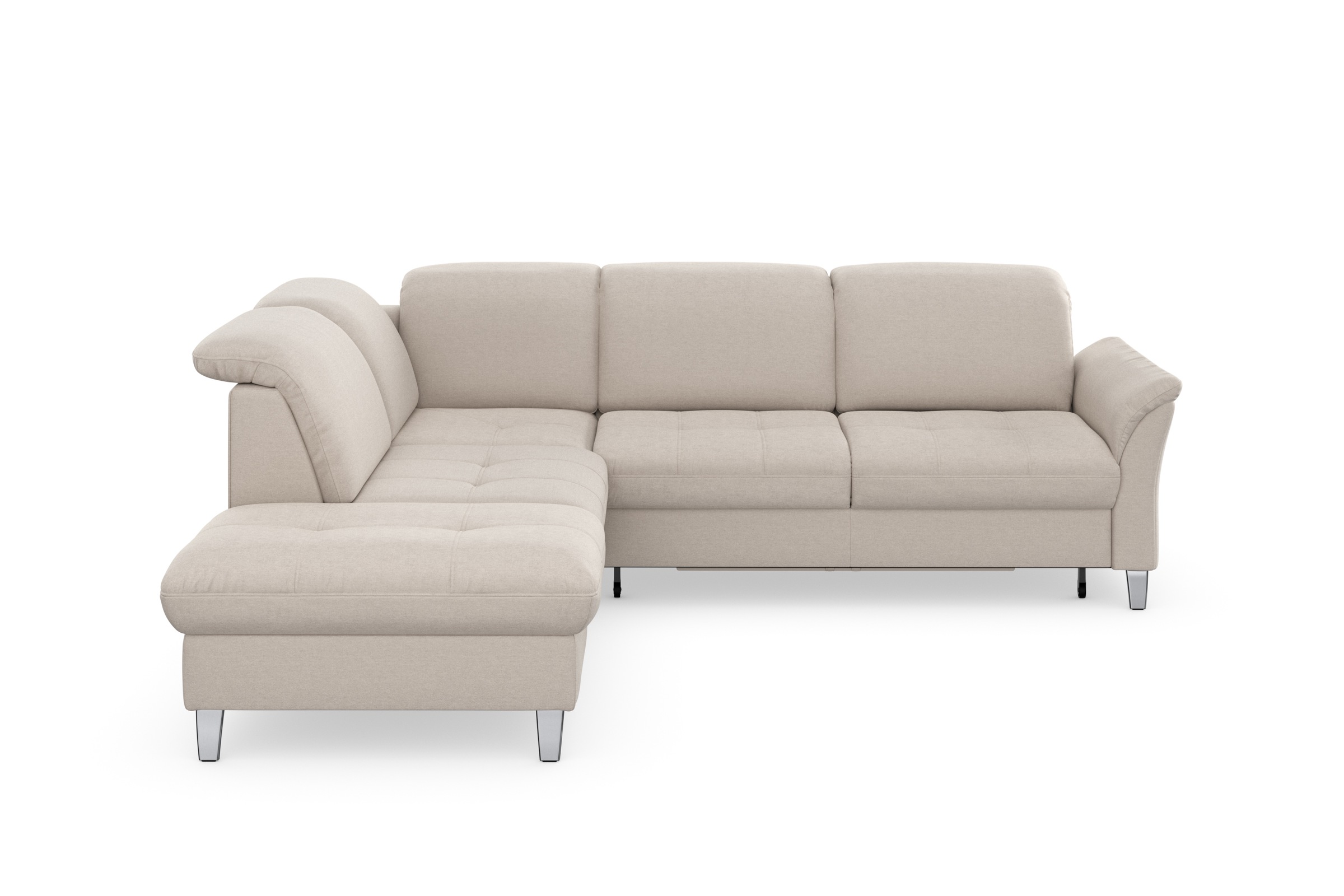 sit&more Ecksofa »Maggiore L-Form«, wahlweise mit Kopfteilverstellung, Bettfunktion und Stauraum