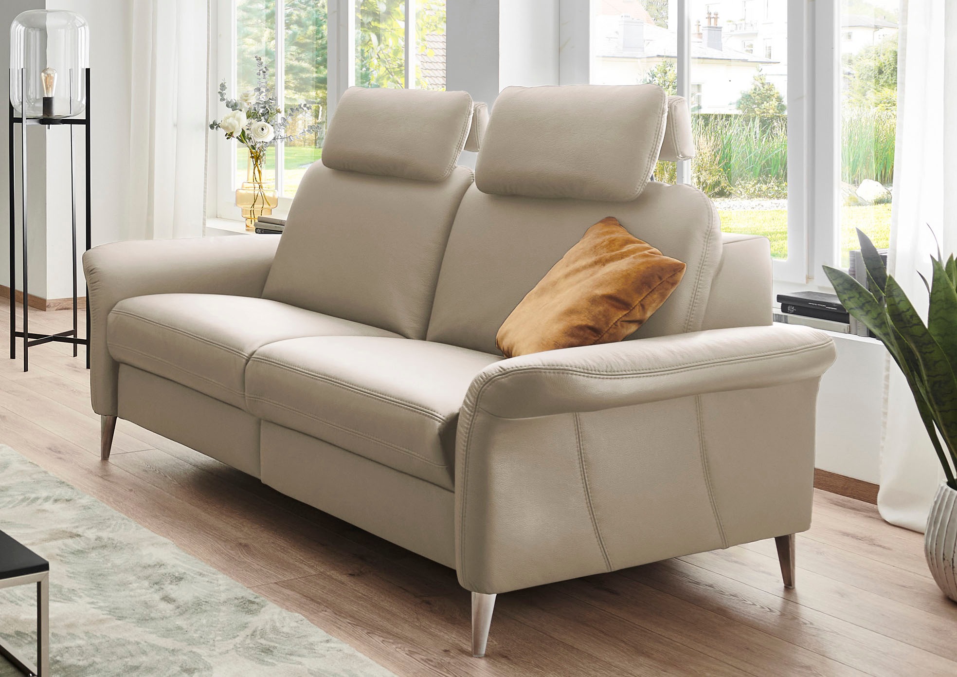 Die PlanBar 2,5-Sitzer "PN-EM23187 mit Kopfstützen", (Breite 182 cm), Mit K günstig online kaufen