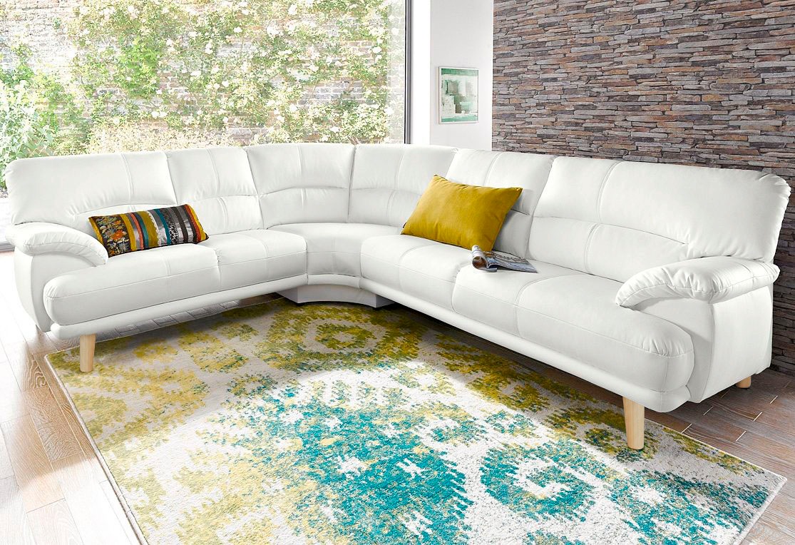 TRENDMANUFAKTUR Polsterecke »Cecilia, italienisches Designsprache, modern u günstig online kaufen
