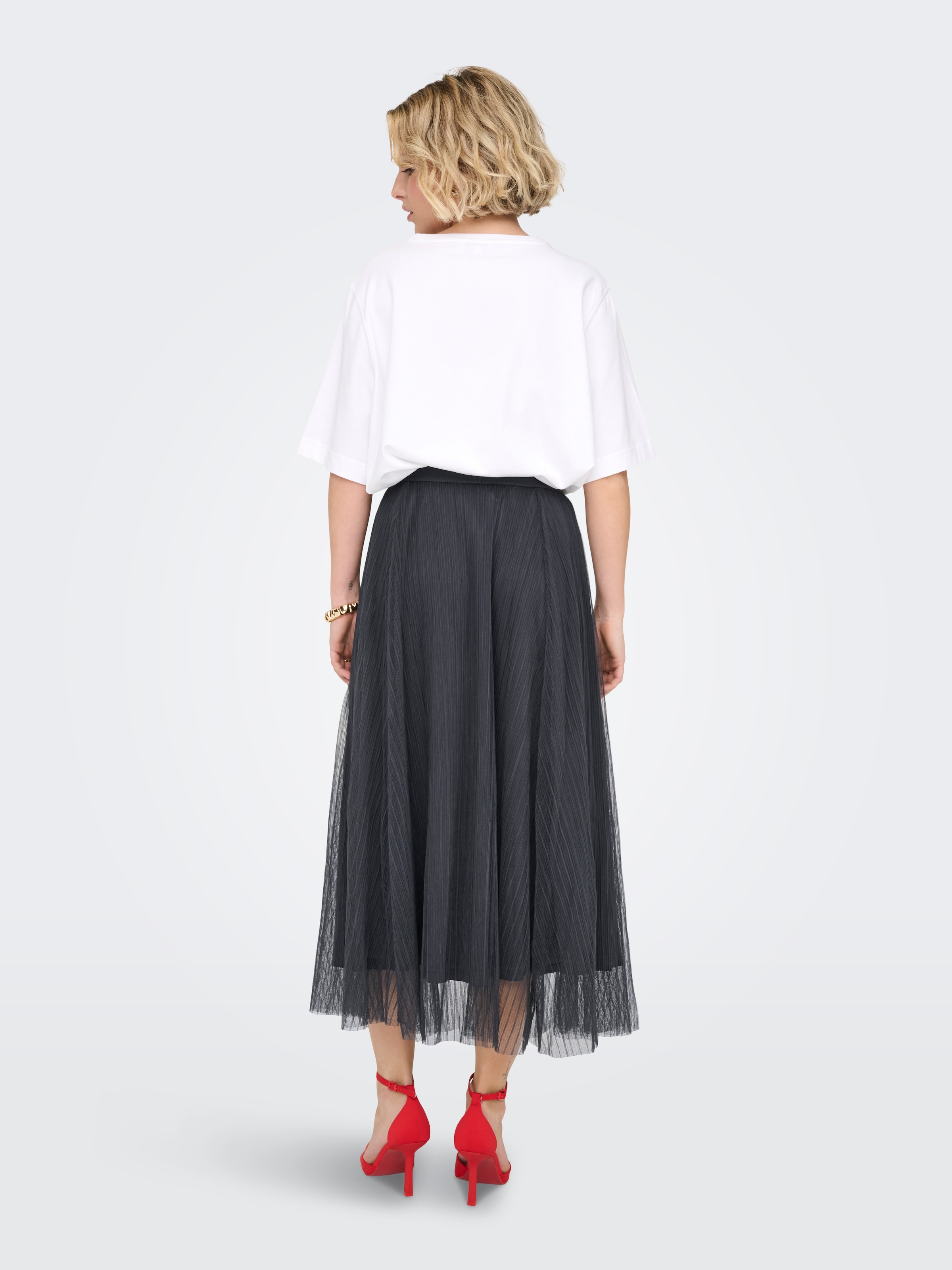 ONLY Maxirock »ONLLAVINA SKIRT JRS« Polyester