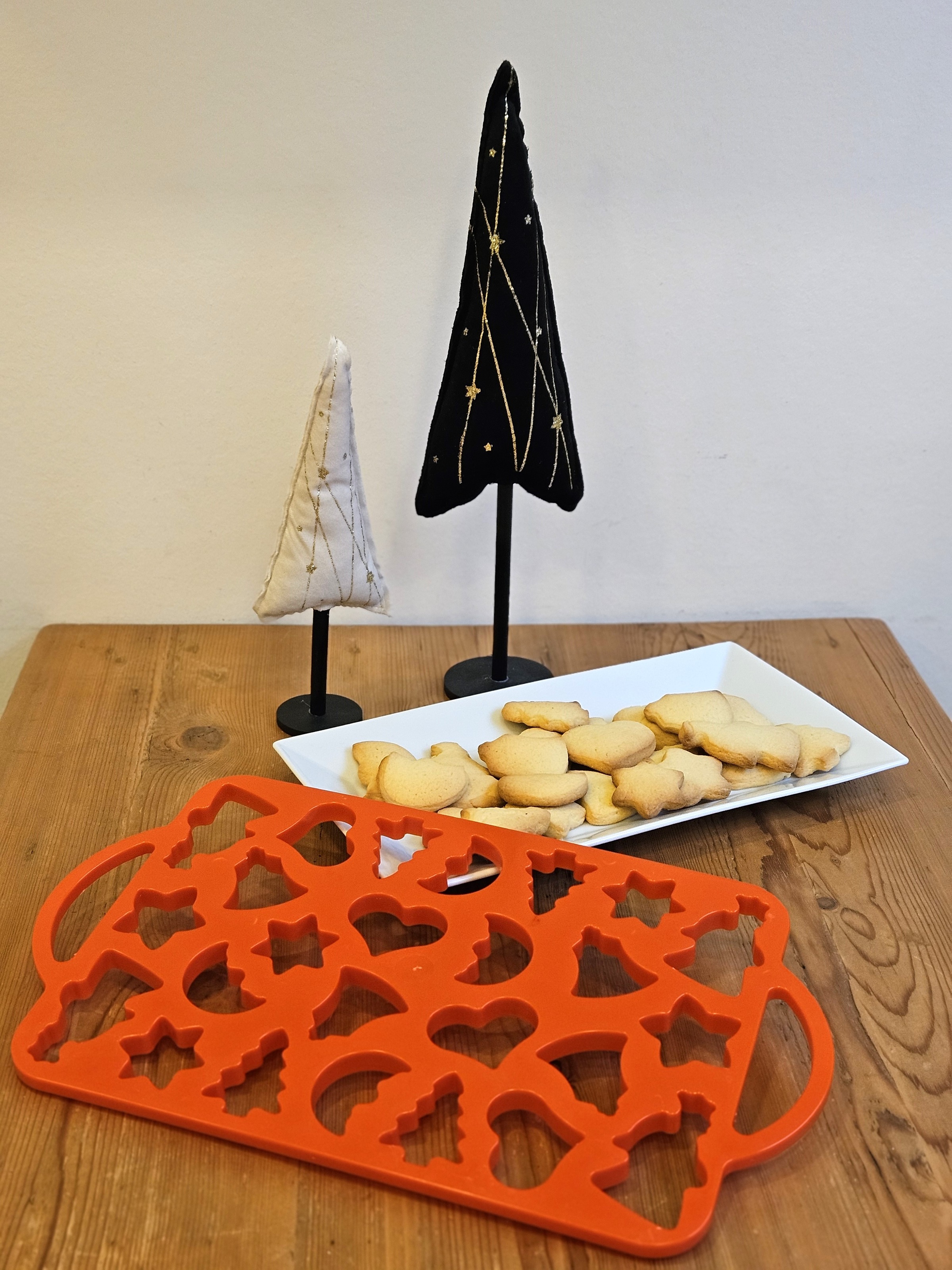 Ruco Ausstechform, Kunststoff, (Set, 2 St.), Ausstechschablone für Weihnachtsgebäck