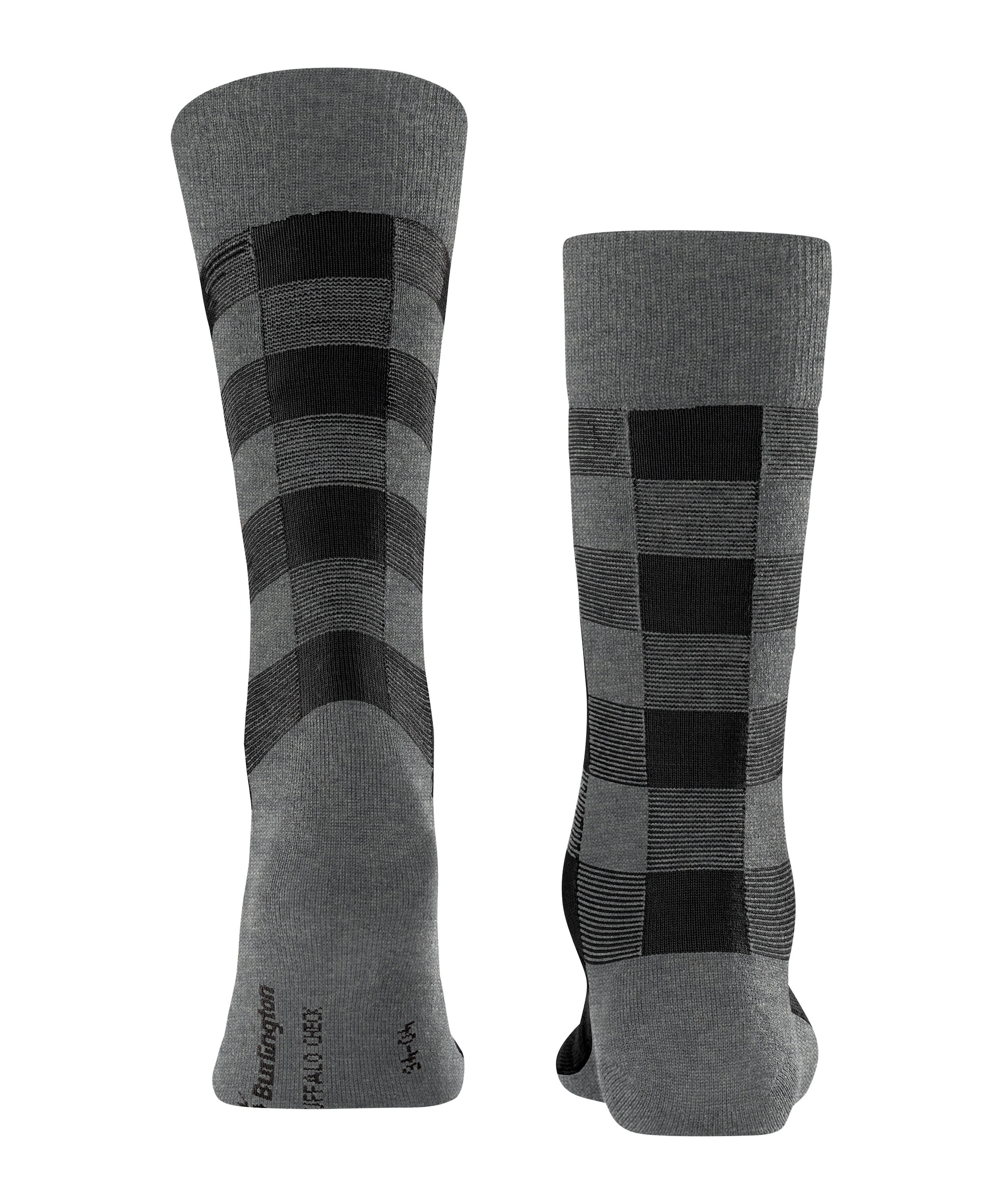 Burlington Socken »Buffalo Check« aus wärmender, klimaregulierender Wolle und Funktionsmaterial