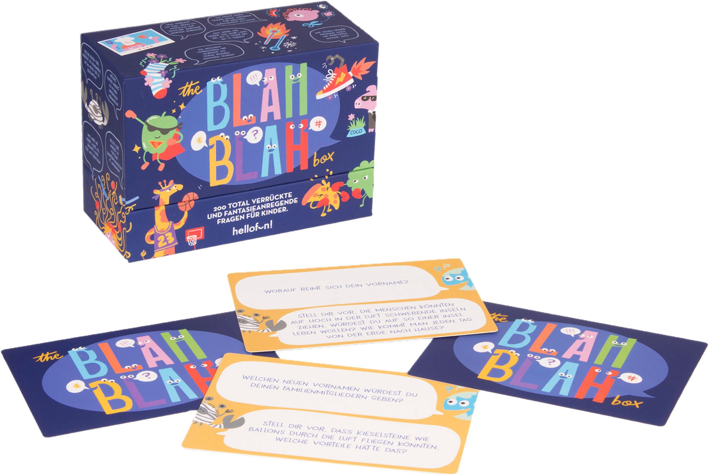 hellofun! Spiel »The Blah Blah Box«