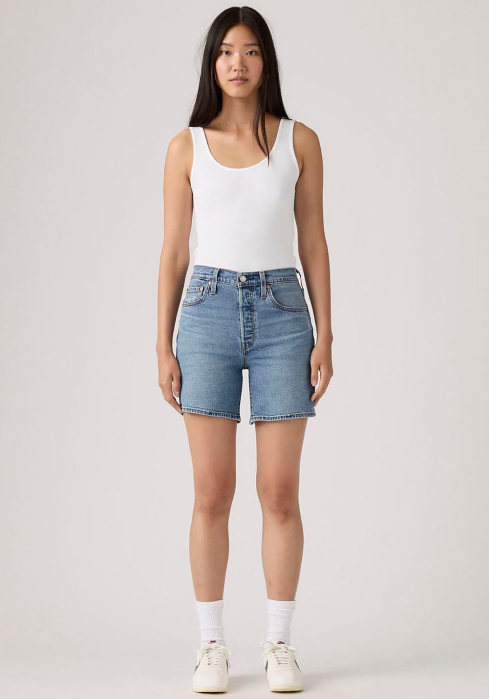 Levi's® Shorts »501® MID THIGH SHORT«  im Five-Pocket Style