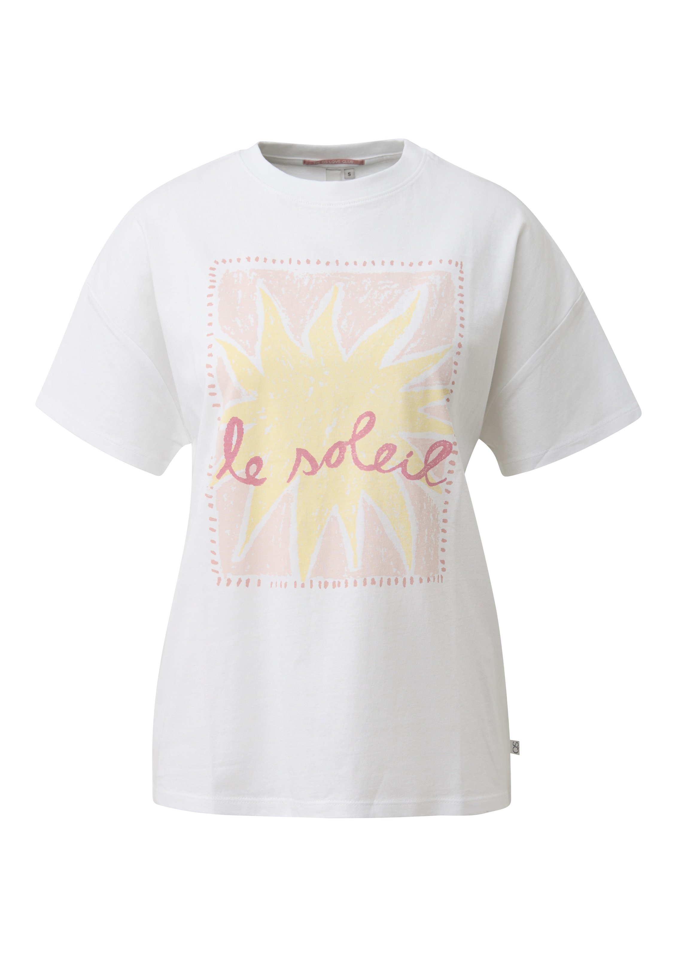 QS Kurzarmshirt Sommershirt mit Druck