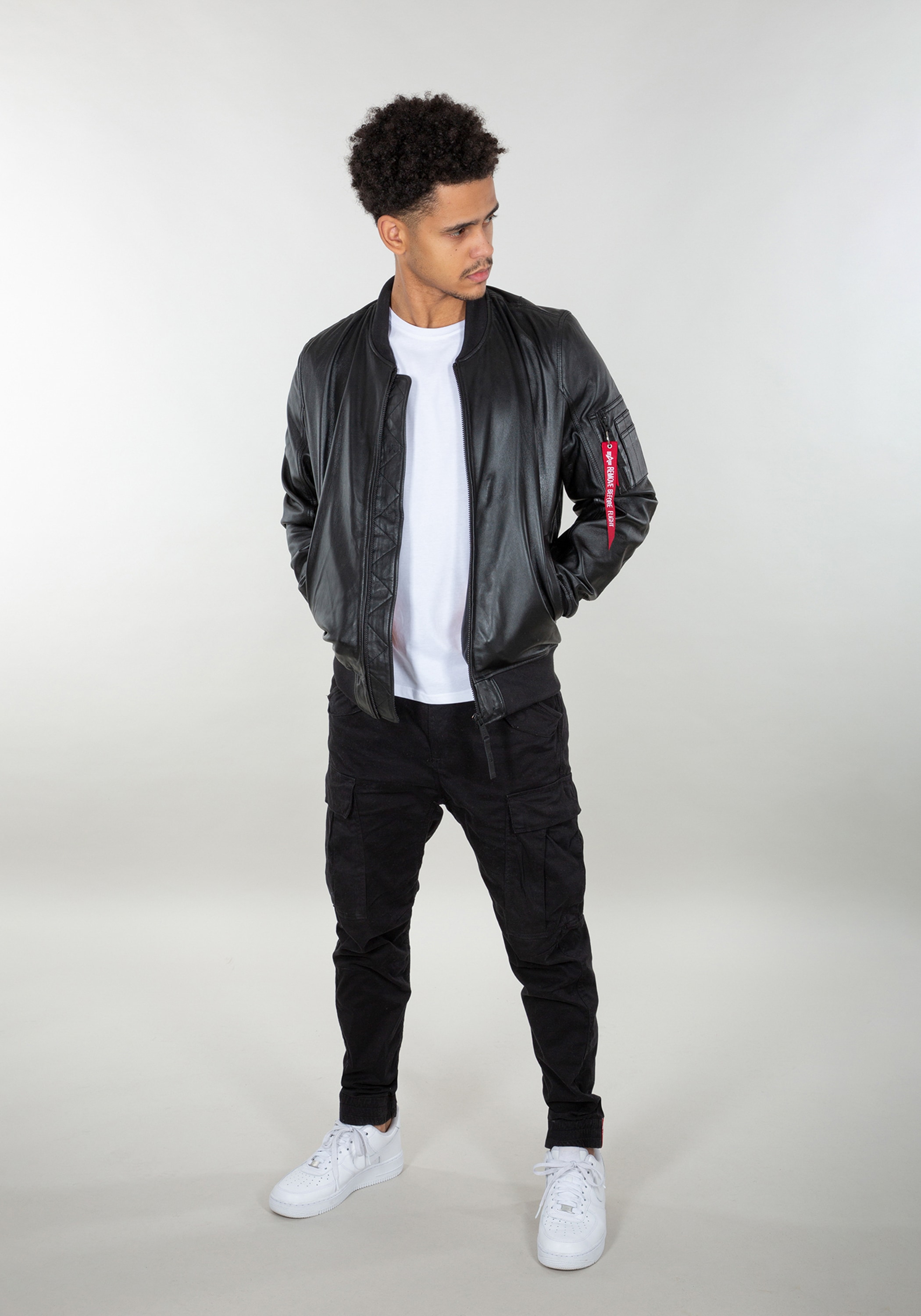 Alpha Industries Bomberjacke »Alpha Industries Men - Leather & Vegan Jackets«