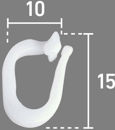 Good Life Faltenclip »Iva«, (Packung, 100 St.), für Raffrollos und Vorhänge