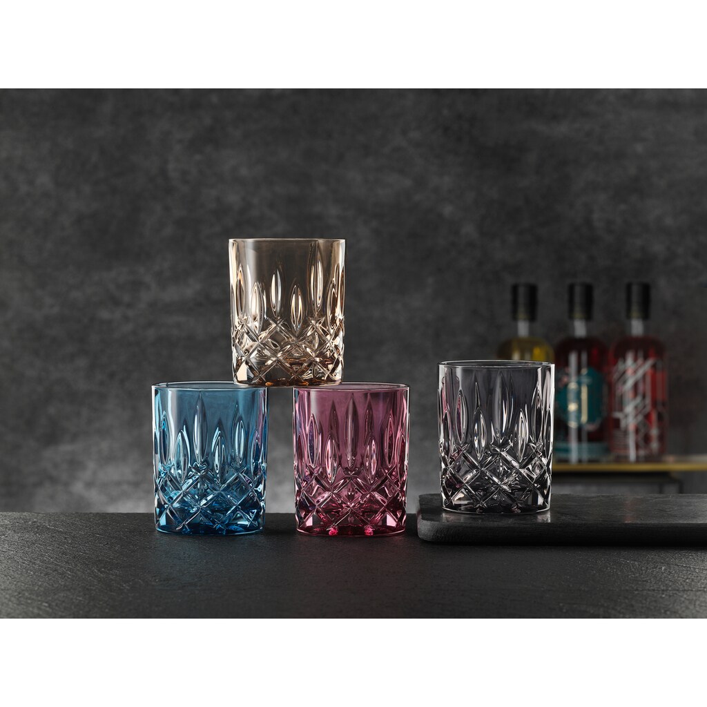 Nachtmann Whiskyglas »Noblesse Colours«, (Set, 6 tlg., 6x Whiskybecher Set/6)