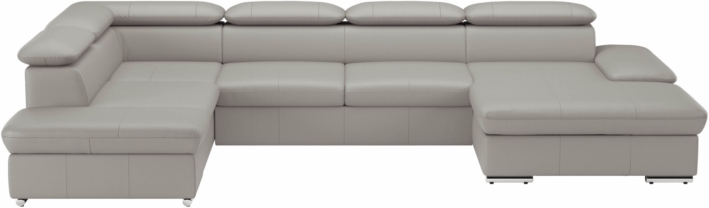 sit&more Wohnlandschaft »Valantine U-Form«, inkl. Kopf- und Armteilverstellung, wahlweise mit Bettfunktion