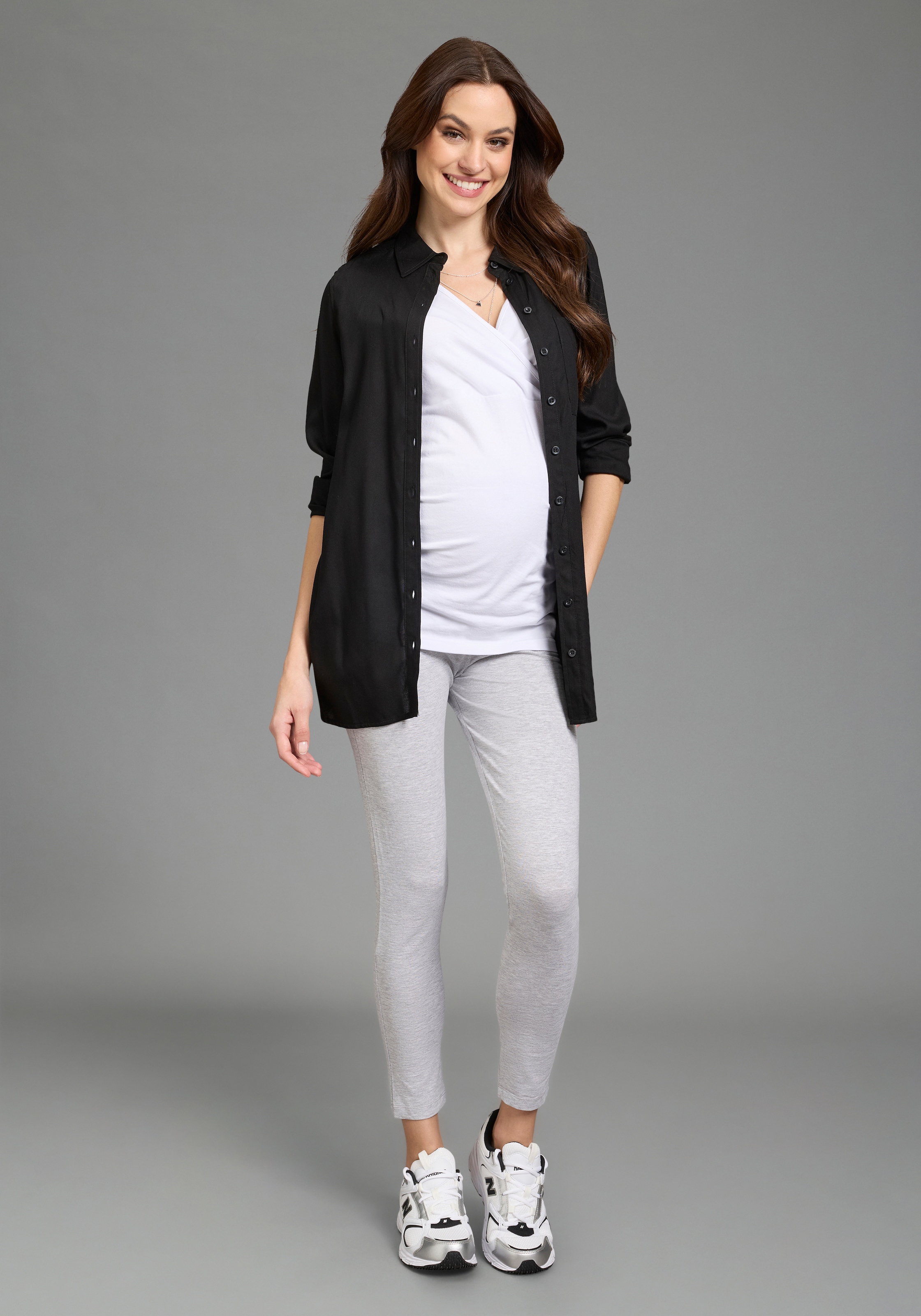 Neun Monate Umstandsleggings », Hose für Schwangerschaft und Stillzeit«  , bequem und gut kombinierbar