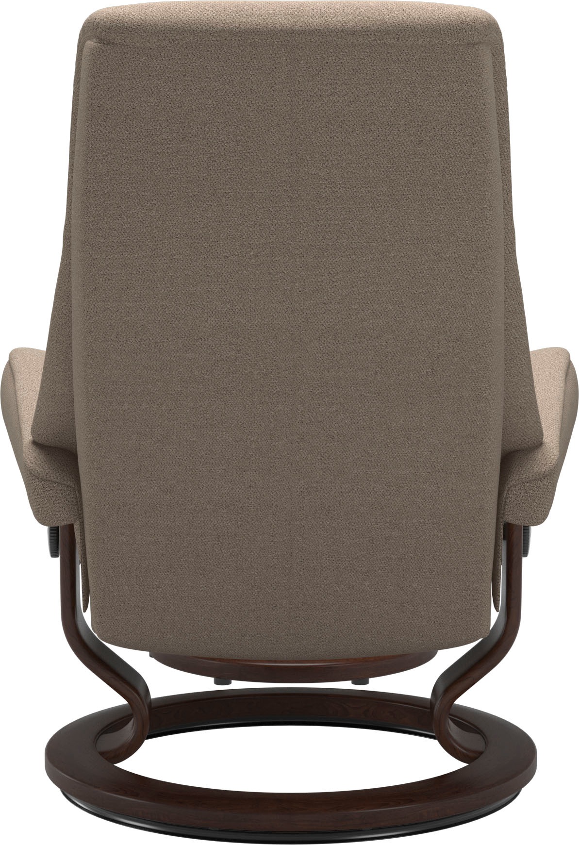 Stressless® Relaxsessel »View«, (Set, Relaxsessel mit Hocker), mit Classic Base, Größe M,Gestell Braun