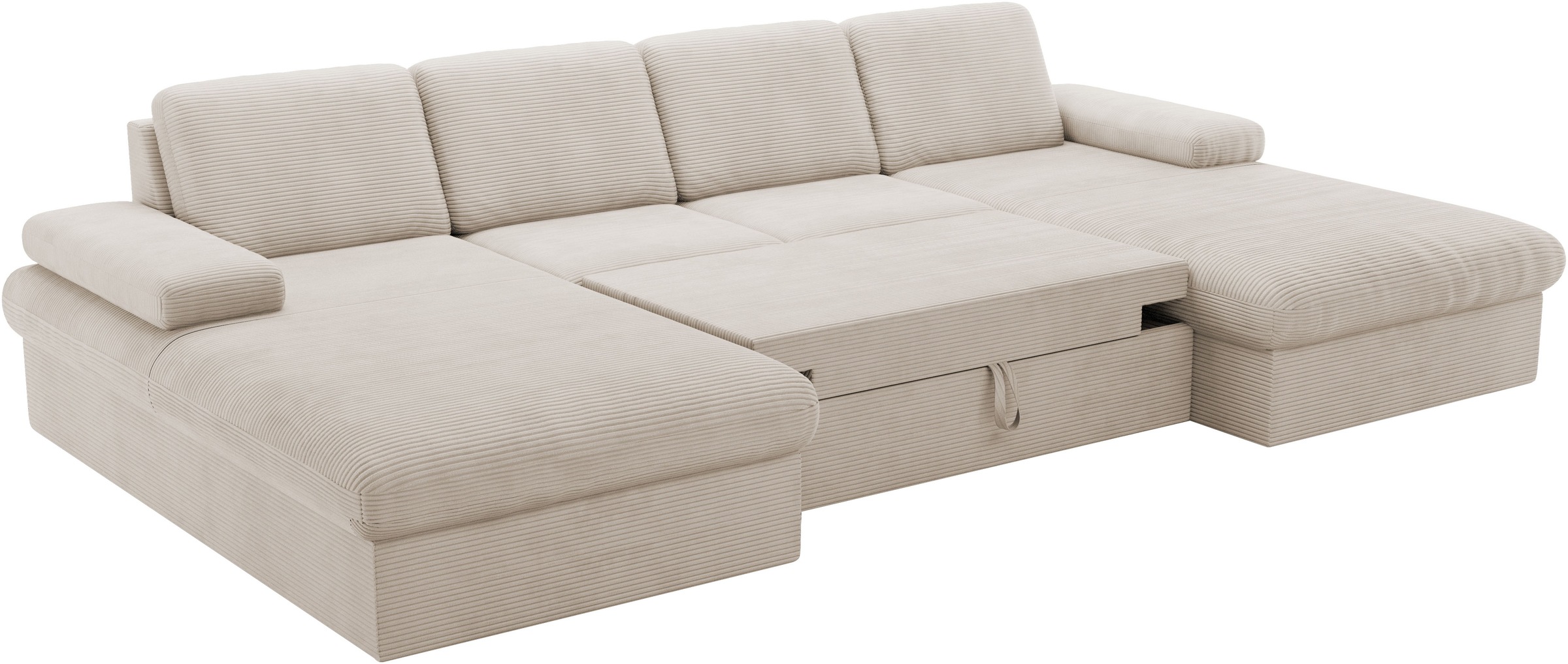 sit&more Wohnlandschaft »Moreno«, mit Armteilverstellung,wahlweise mit Bettfunktion