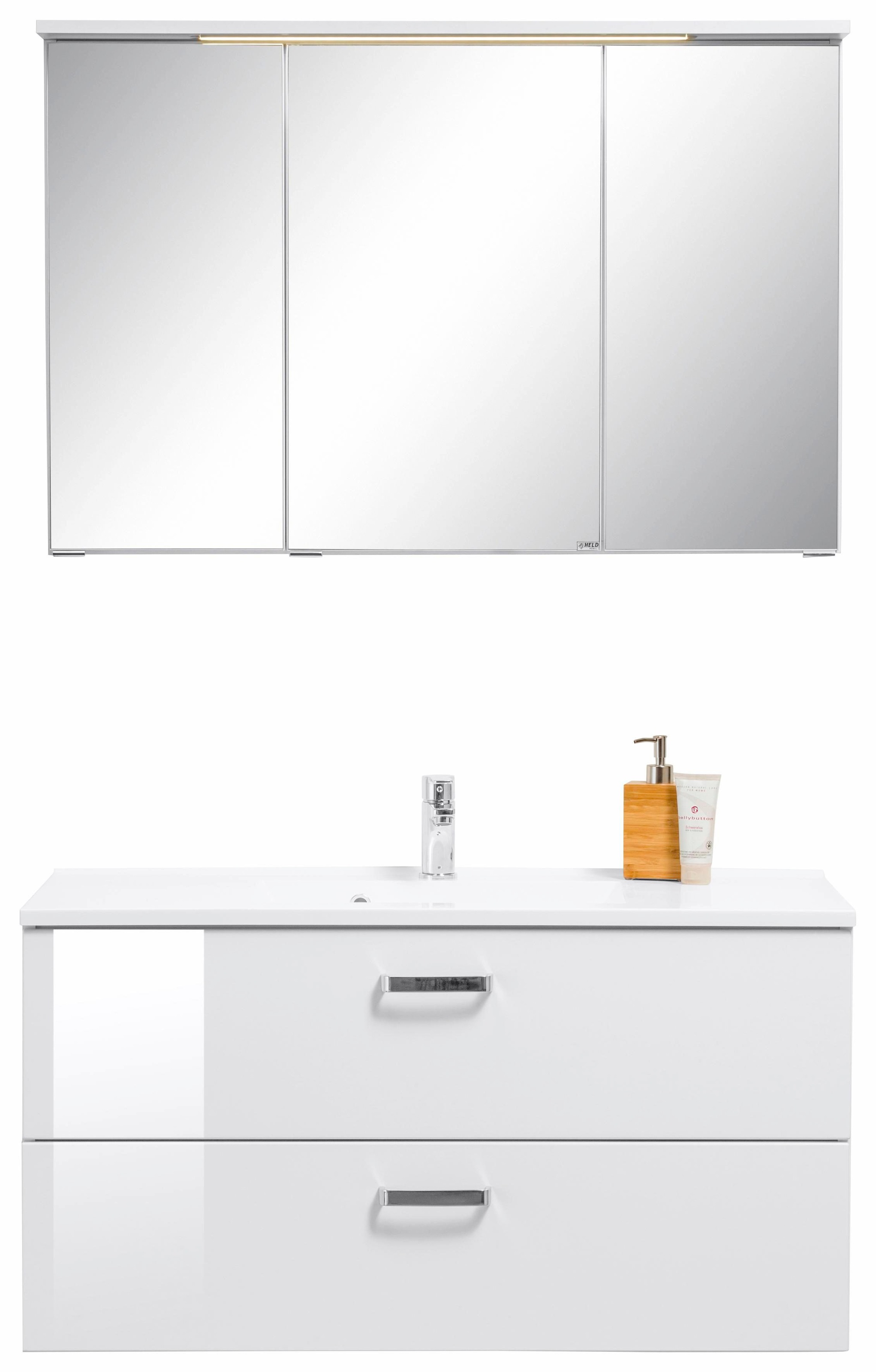 welltime Badmöbel-Set »Ravenna« 2 Stk. tlg. mit Soft-Close Funktion günstig online kaufen