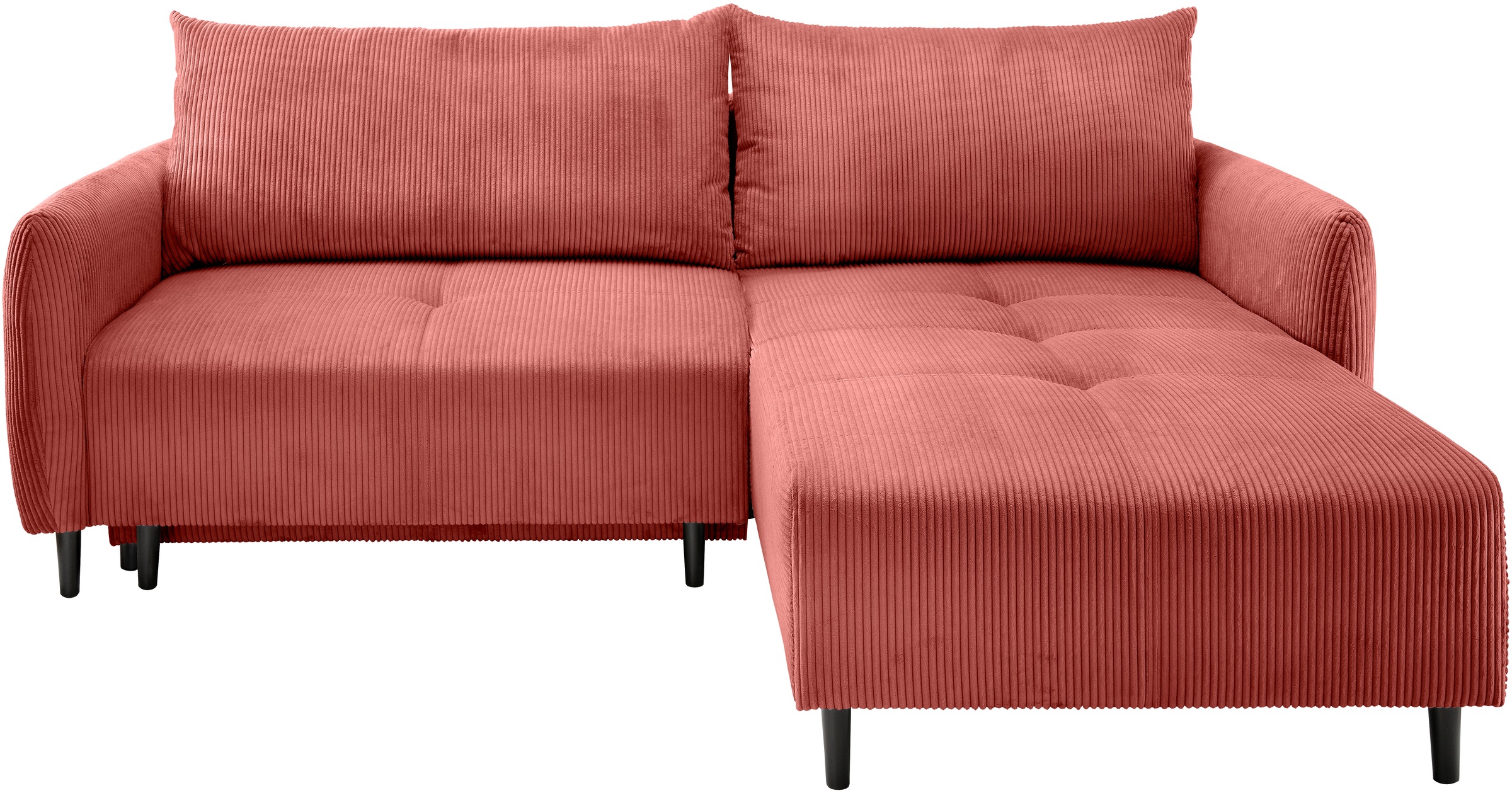INOSIGN Ecksofa »Mara, L-Form, aktueller Cord Bezug und tolle Farben, schma günstig online kaufen