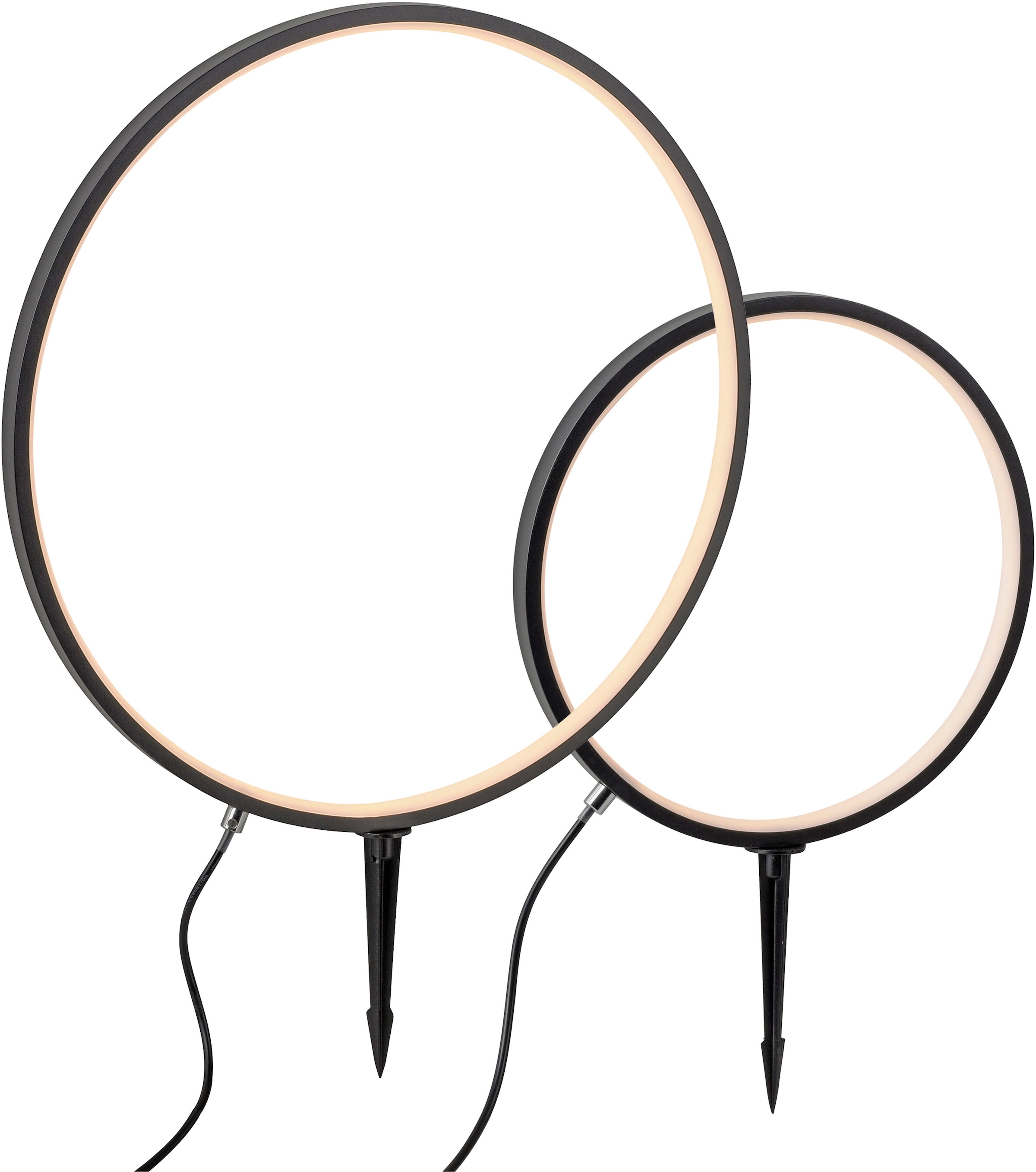 JUST LIGHT Gartenleuchte »ZIRKULU Set«, 1 flammig, Leuchtmittel LED-Board | LED fest integriert, LED l IP65