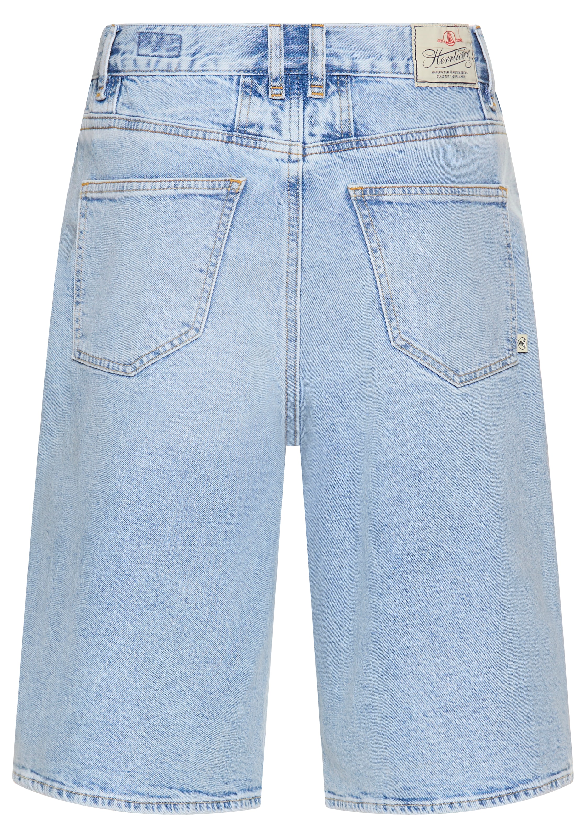 Herrlicher Jeansbermudas »Brooke Bermuda Denim«, mit weitem Bein